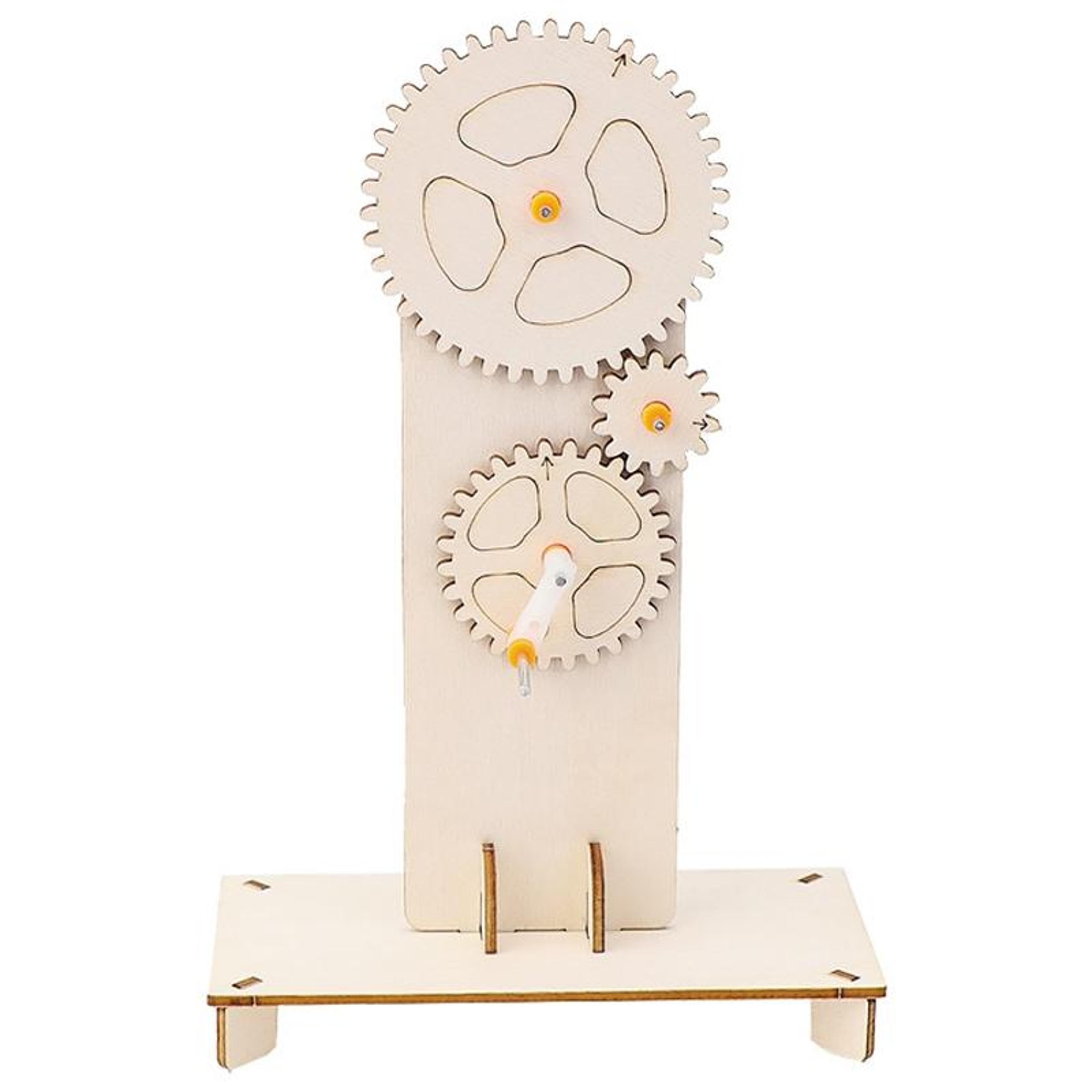 stem gear transmission science kit for kids diy variable speed physics puzzle model
