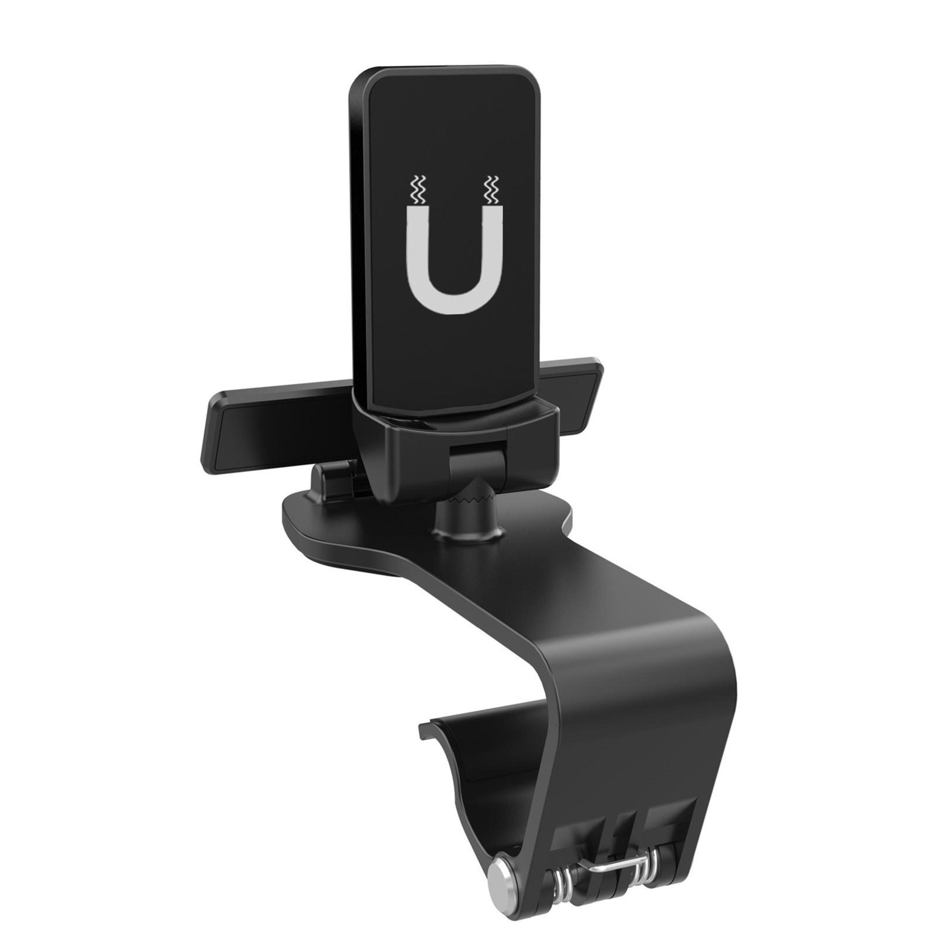 magnagrip universal magnetic car phone holder for dashboard & sun visor