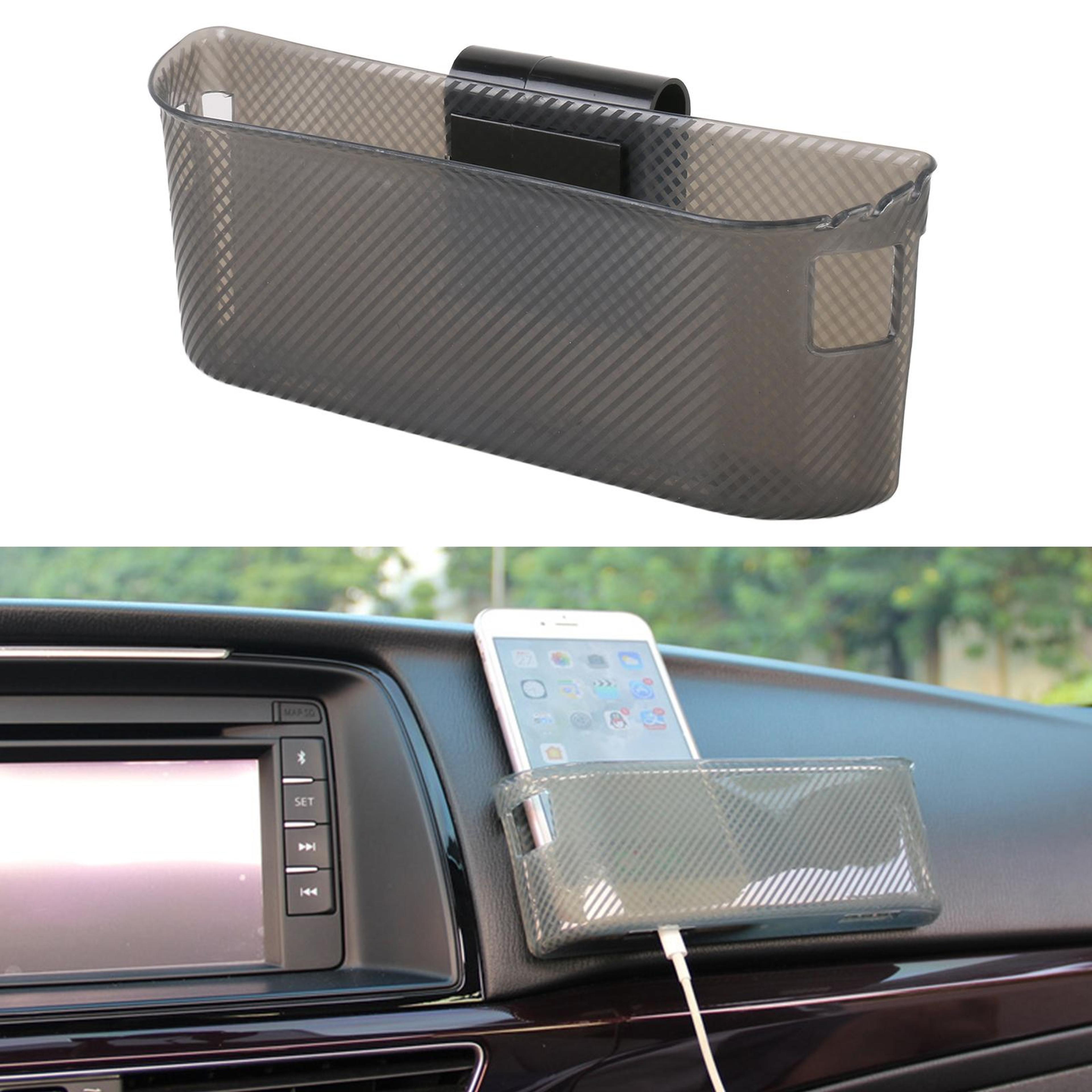 spacesaver car seat gap organizer & phone holder storage box