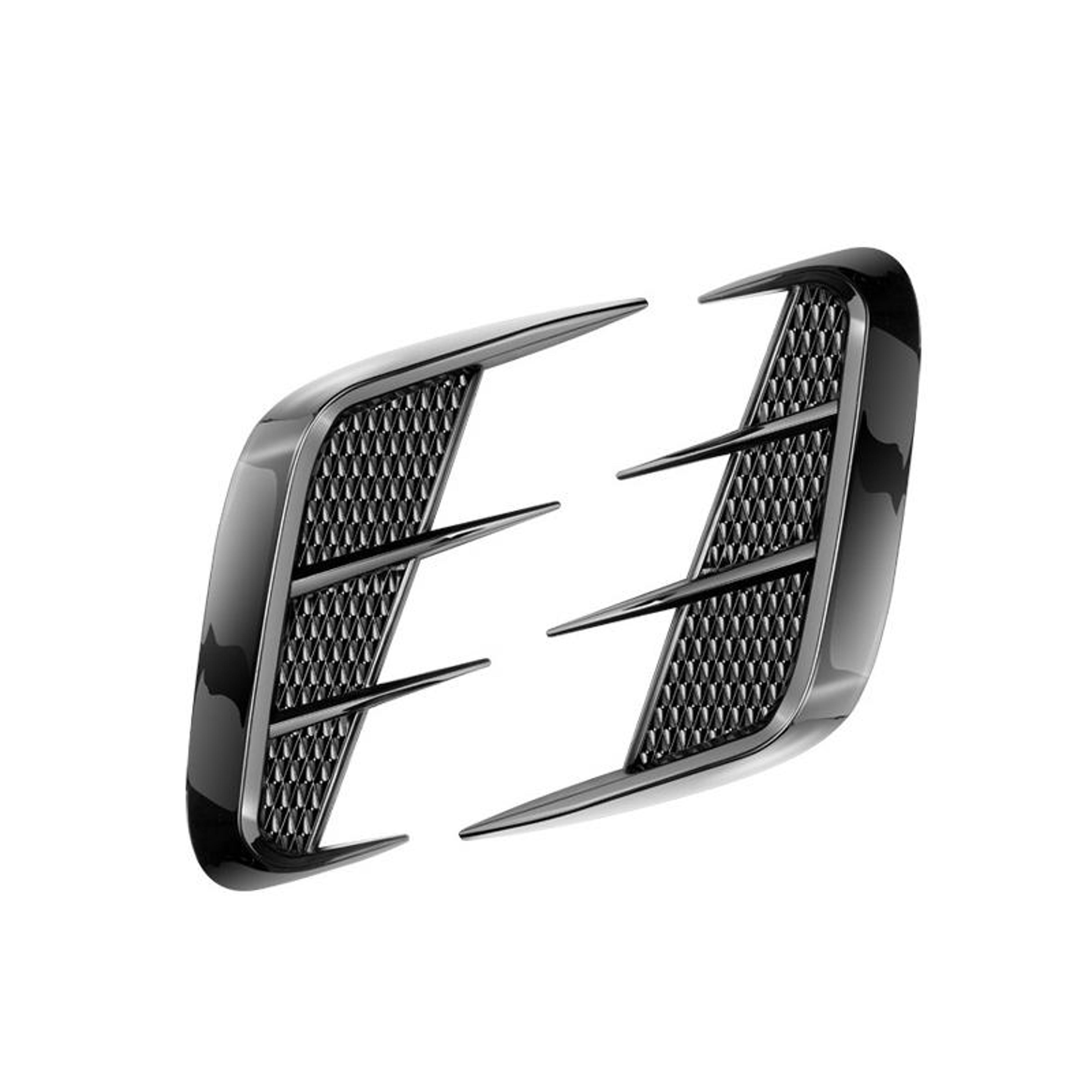 universal sport fender vent stickers decorative tpu car side air intake trim