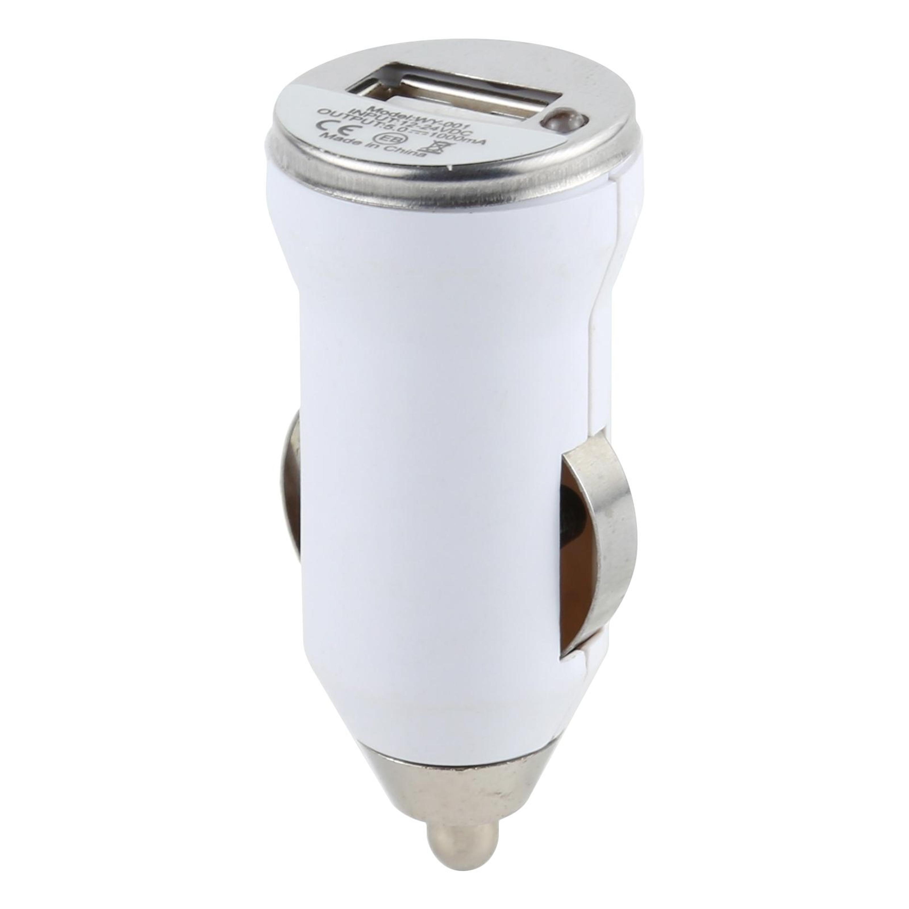 universal 5v 1a usb car charger with led indicator for samsung, nokia, htc & more
