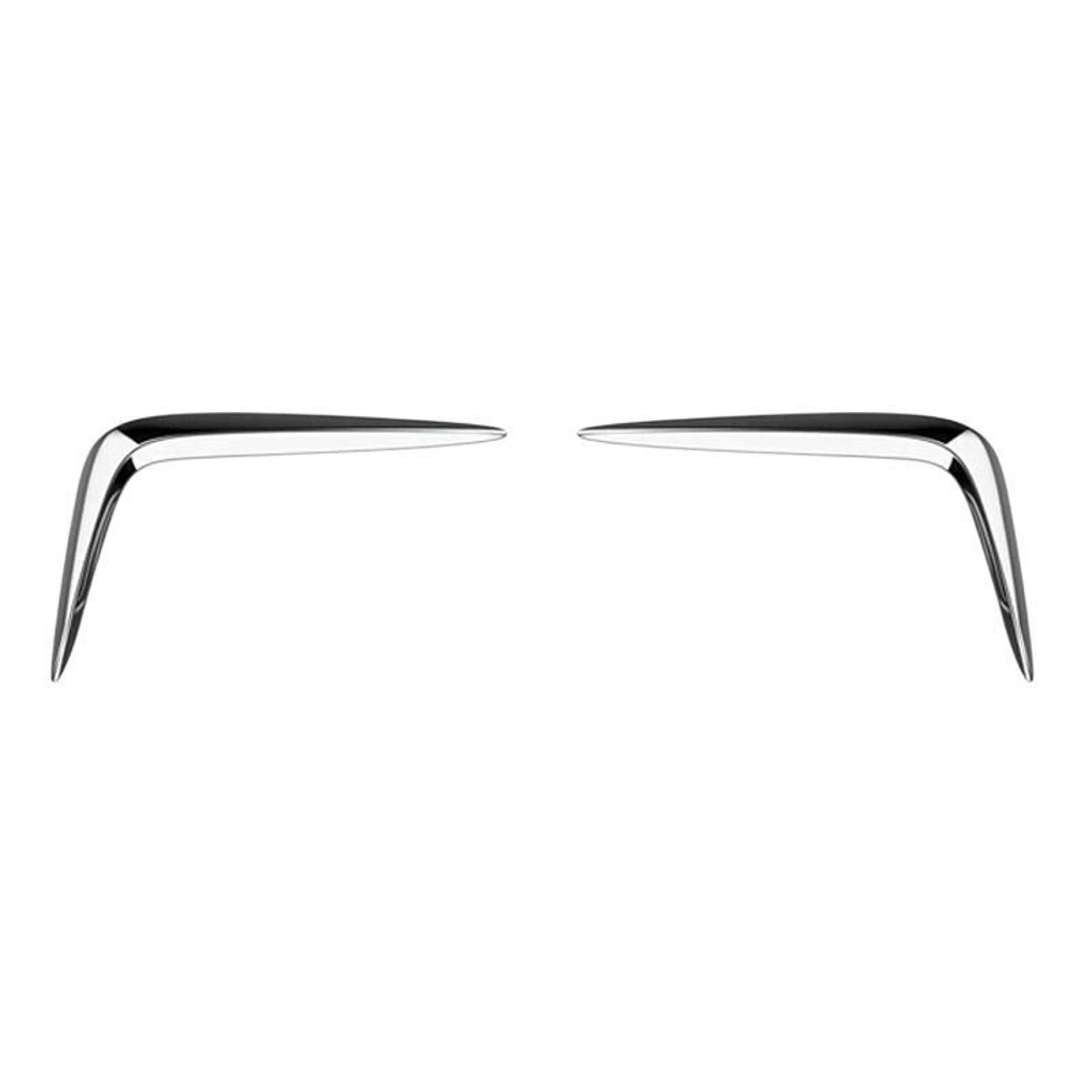 toyota corolla cross chrome fog light trim guards anti collision abs bumper protectors