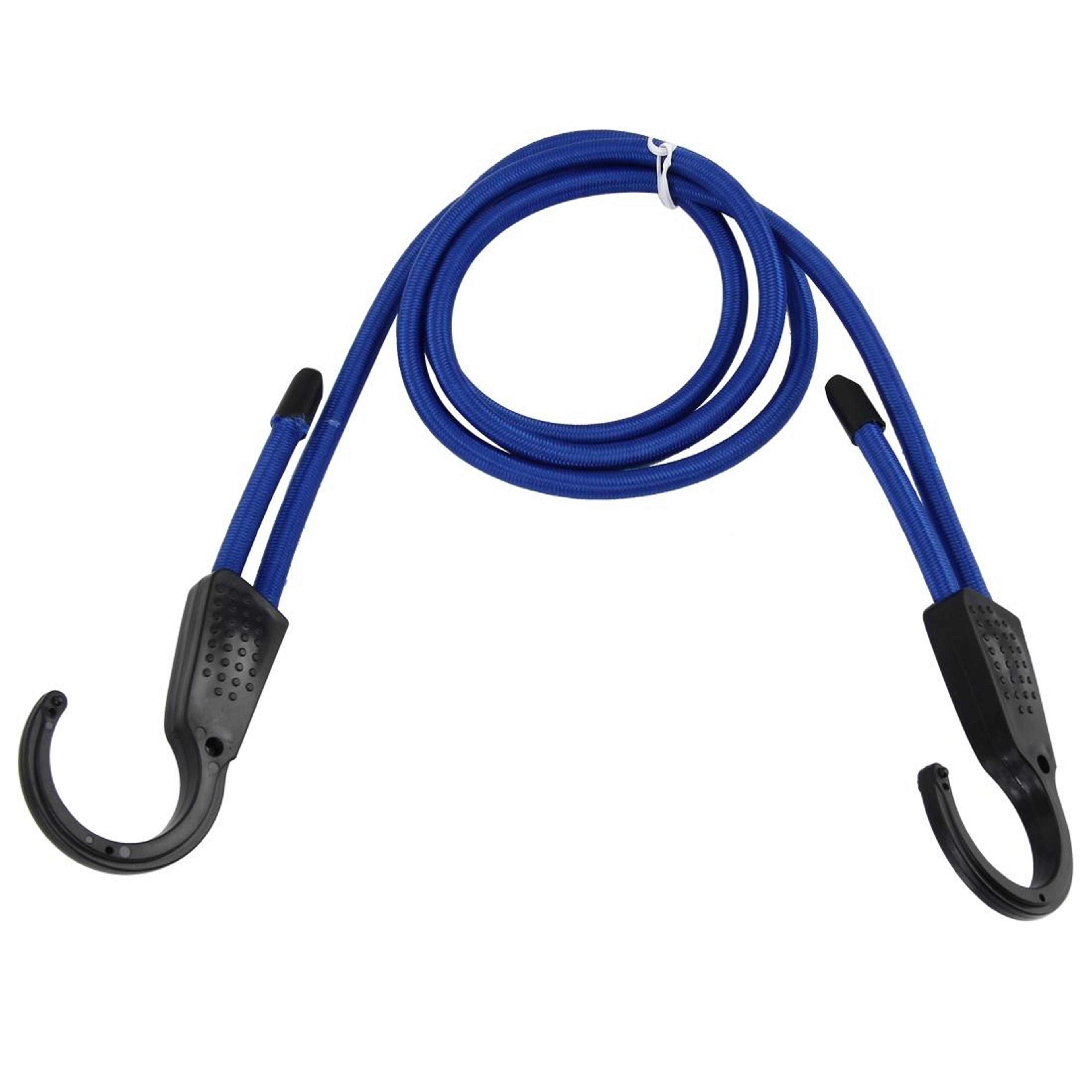 adjustable car trunk organizer strap with elastic bungee cord hooks