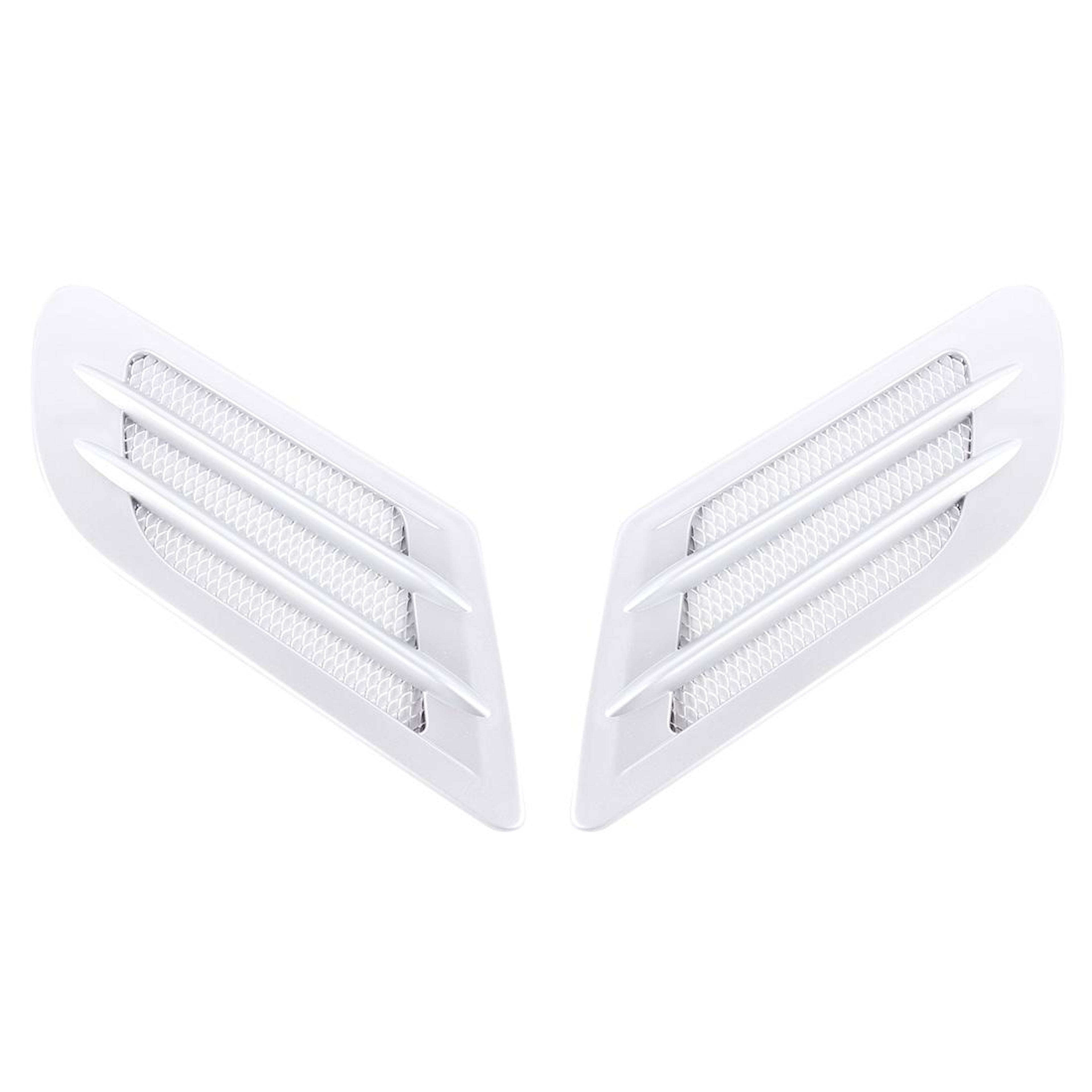 euro style car hood vent covers decorative turbo air intake grille set