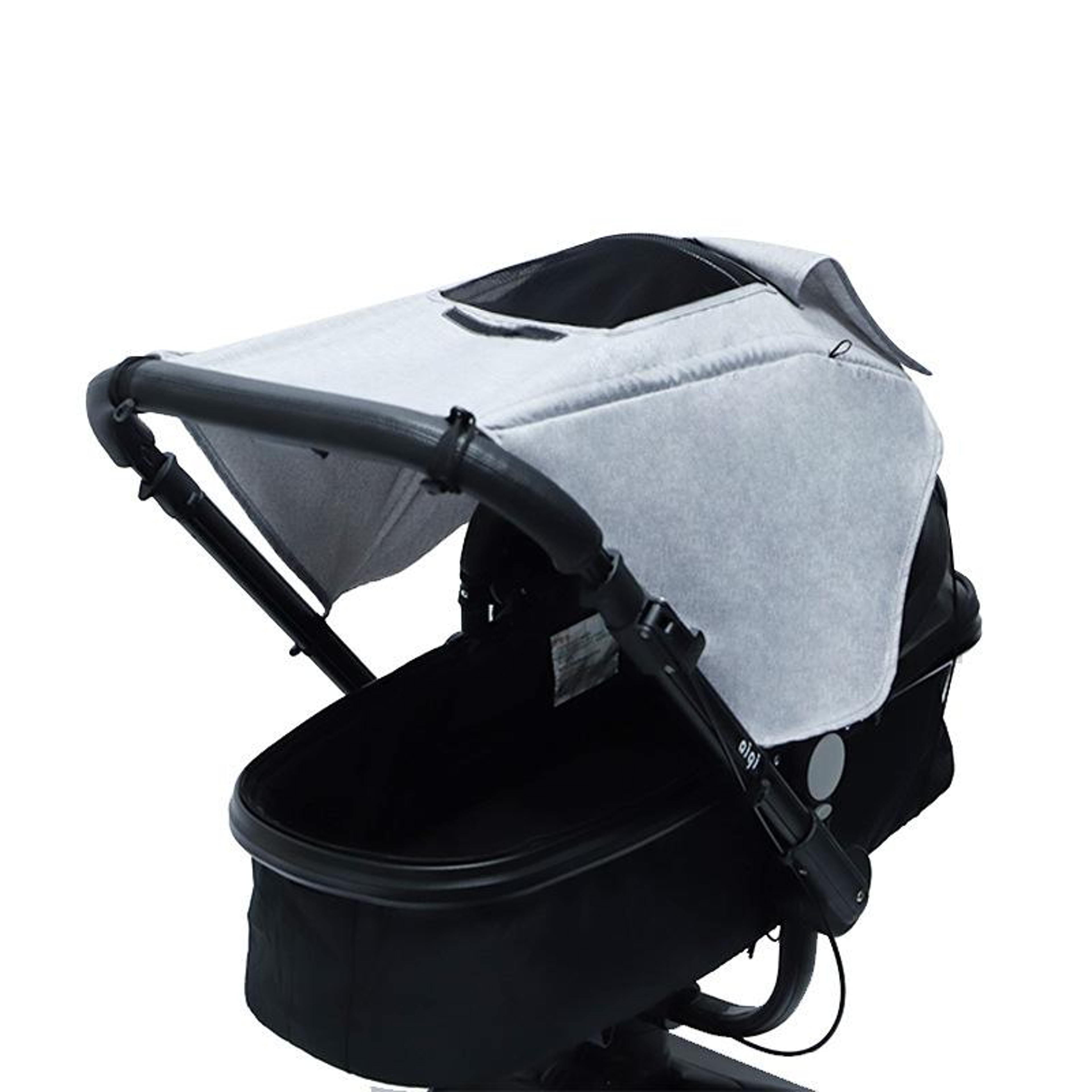 universal baby stroller sun shade cover with viewing window & uv protection