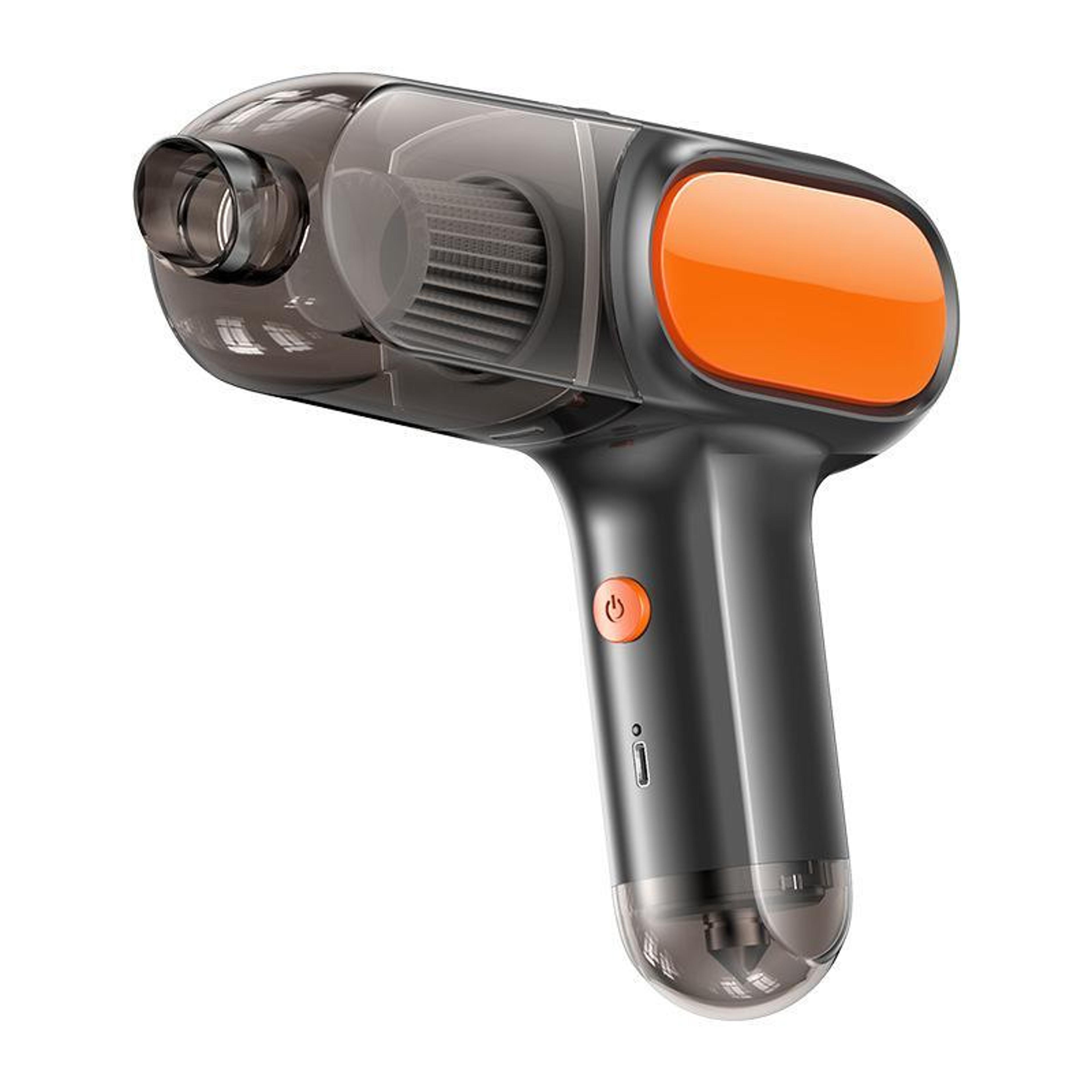 cordless car vacuum cleaner & blower with safety hammer and suction