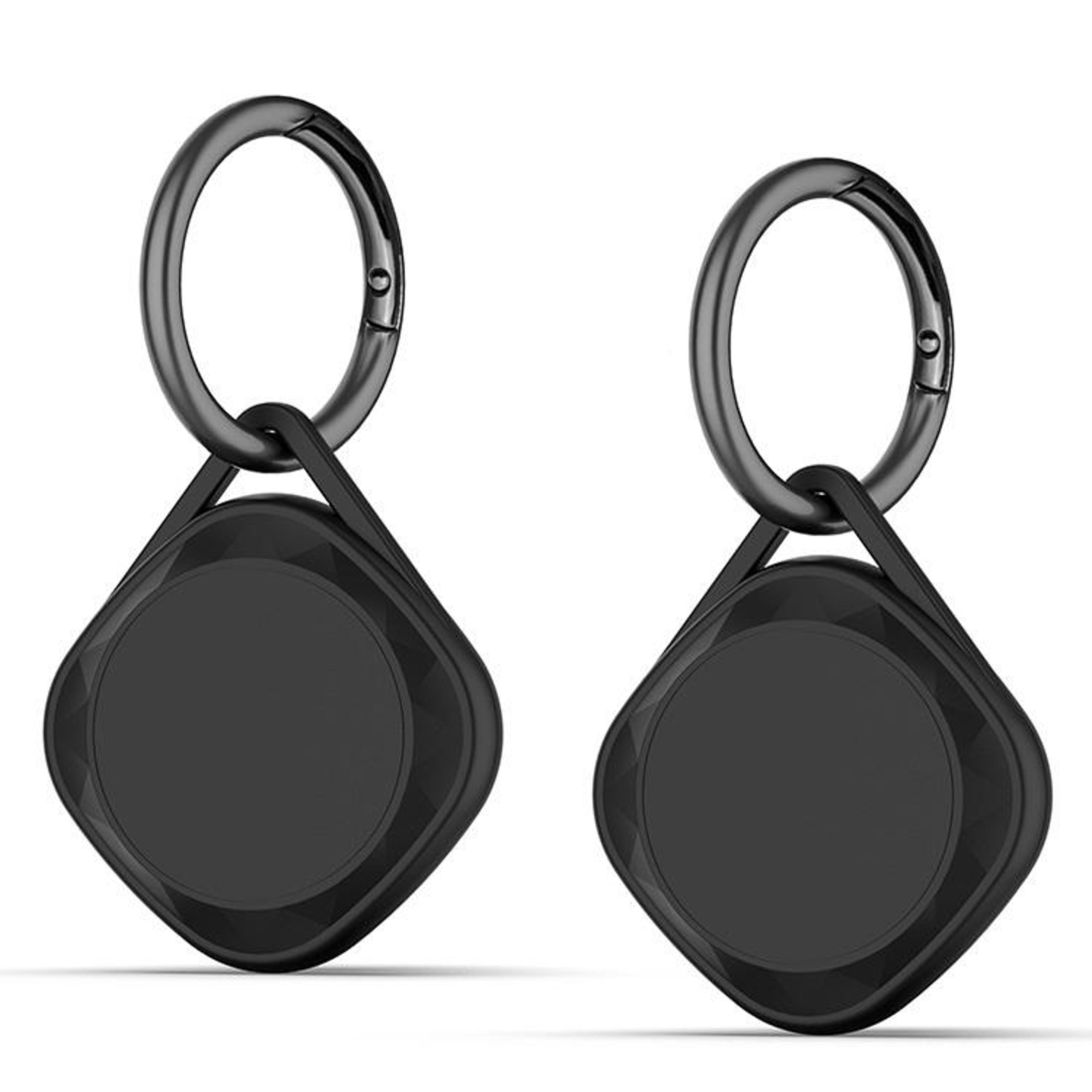 dual pack airtag protective cover shockproof rubber case for airtag 1st & 2nd gen