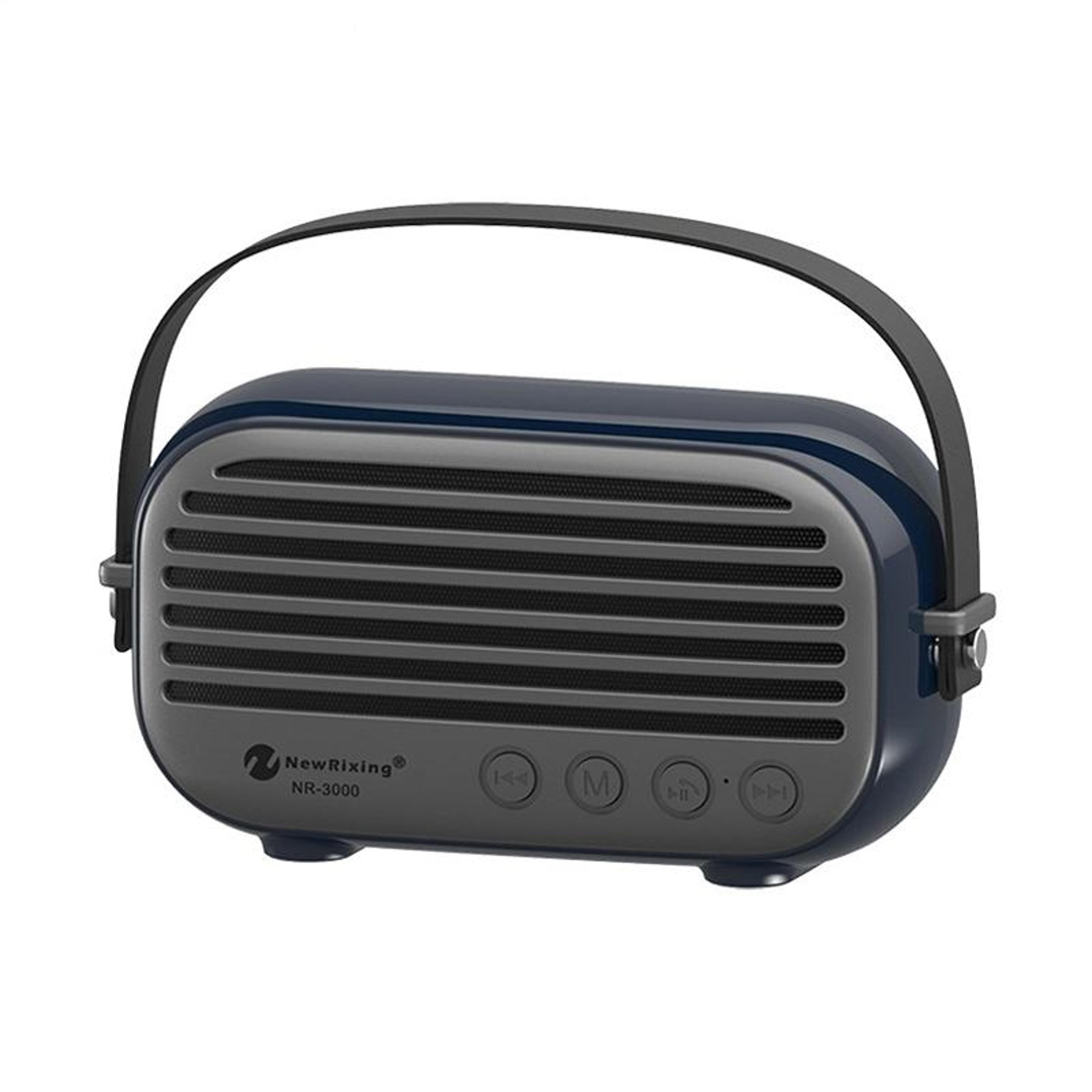 rixing portable wireless bluetooth speaker with fm radio, hands free calling & tf card support