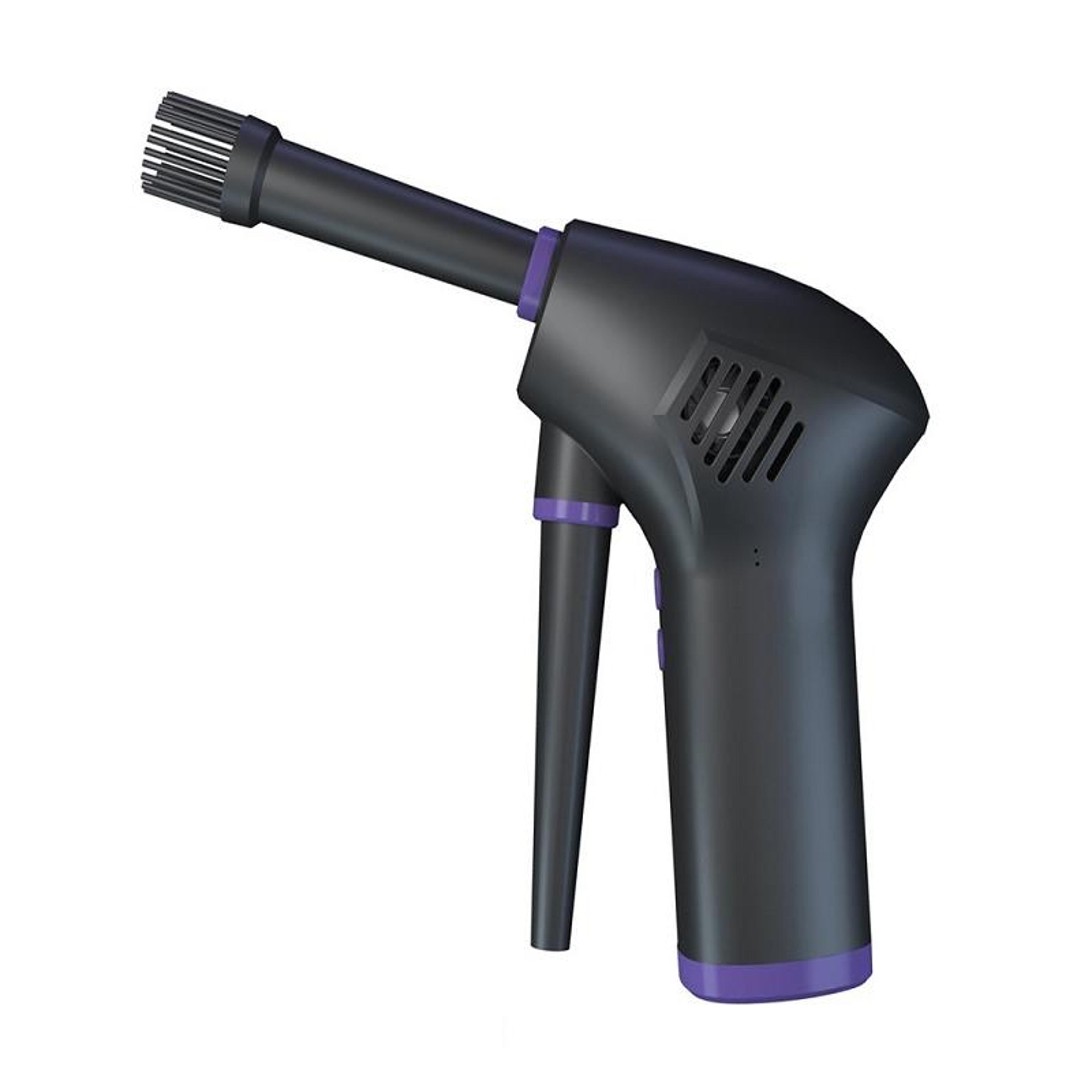 turboclean compressed air duster cordless electric air blower for keyboard, pc & car cleaning