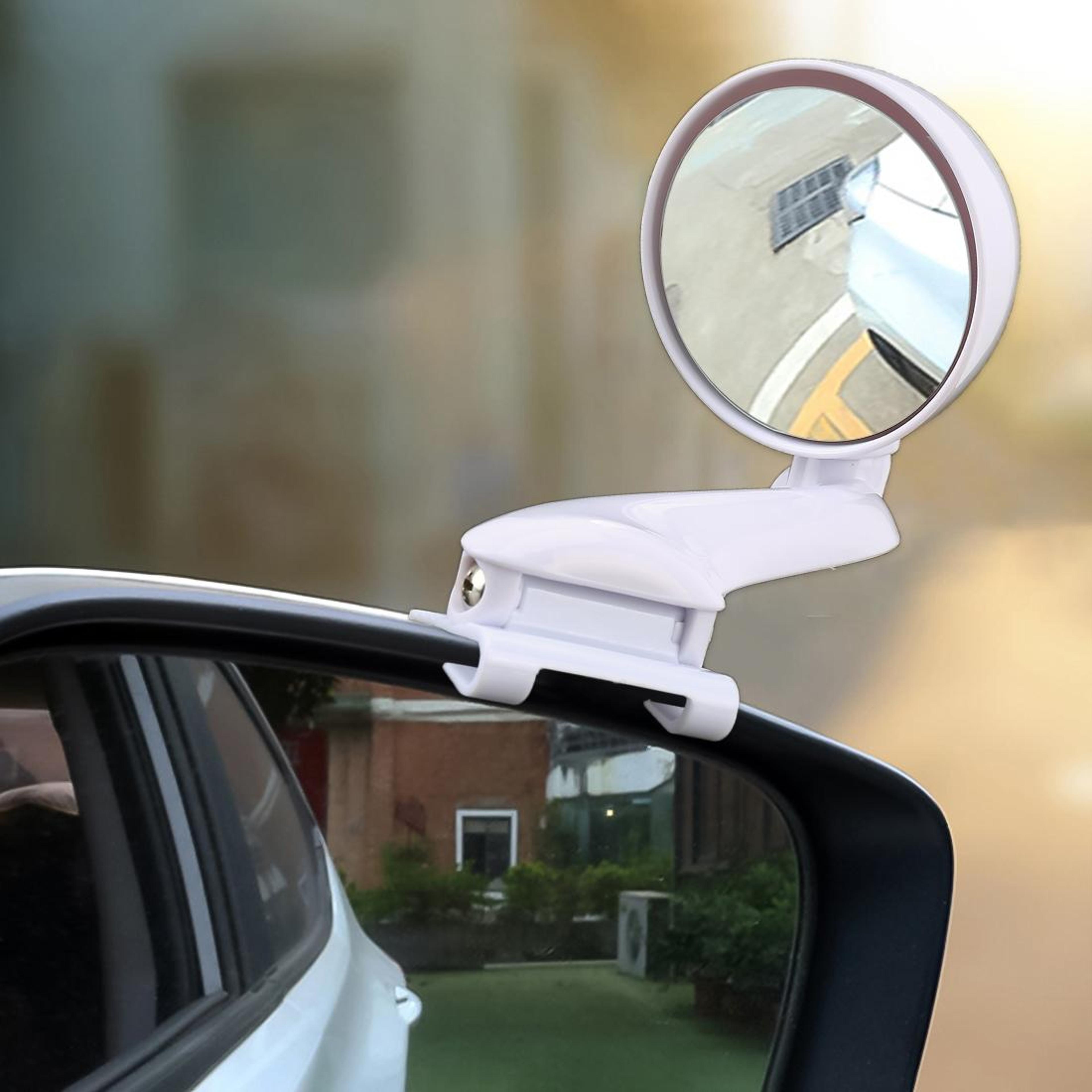 safeview wide angle blind spot mirror for cars adjustable auxiliary side mirror