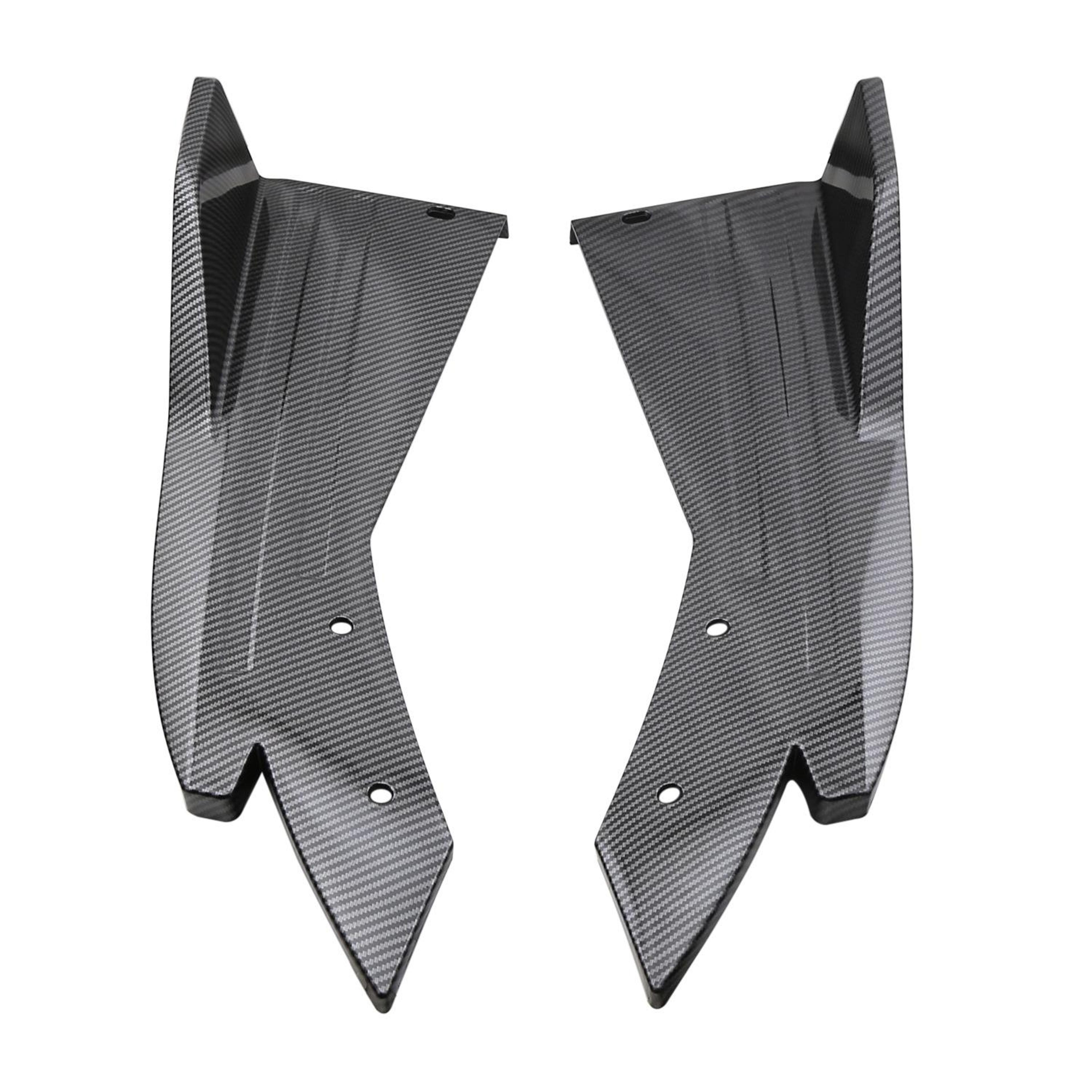 universal carbon fiber rear bumper corner protector lip covers for cars