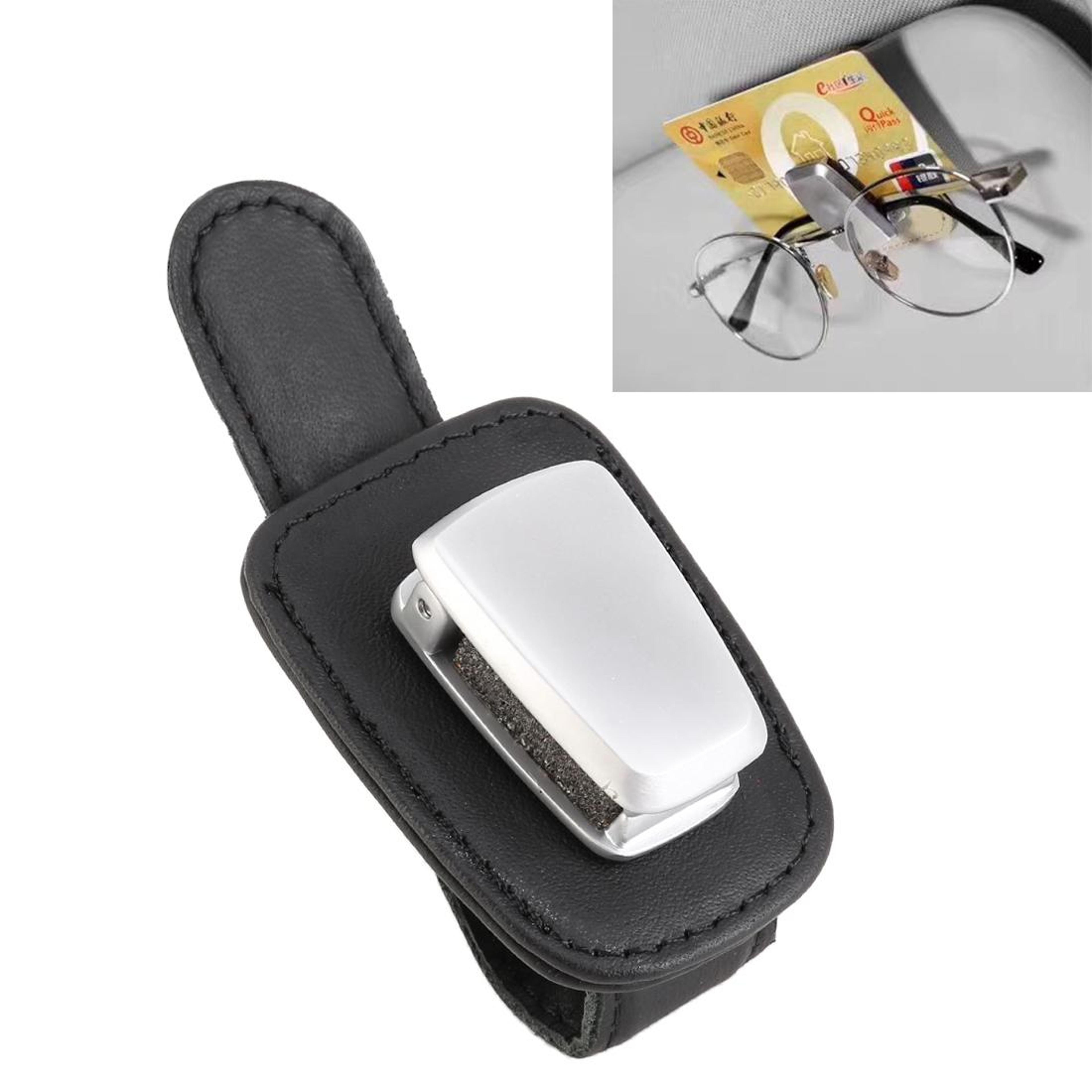 car visor sunglasses clip holder multi functional eyeglass organizer for safe driving