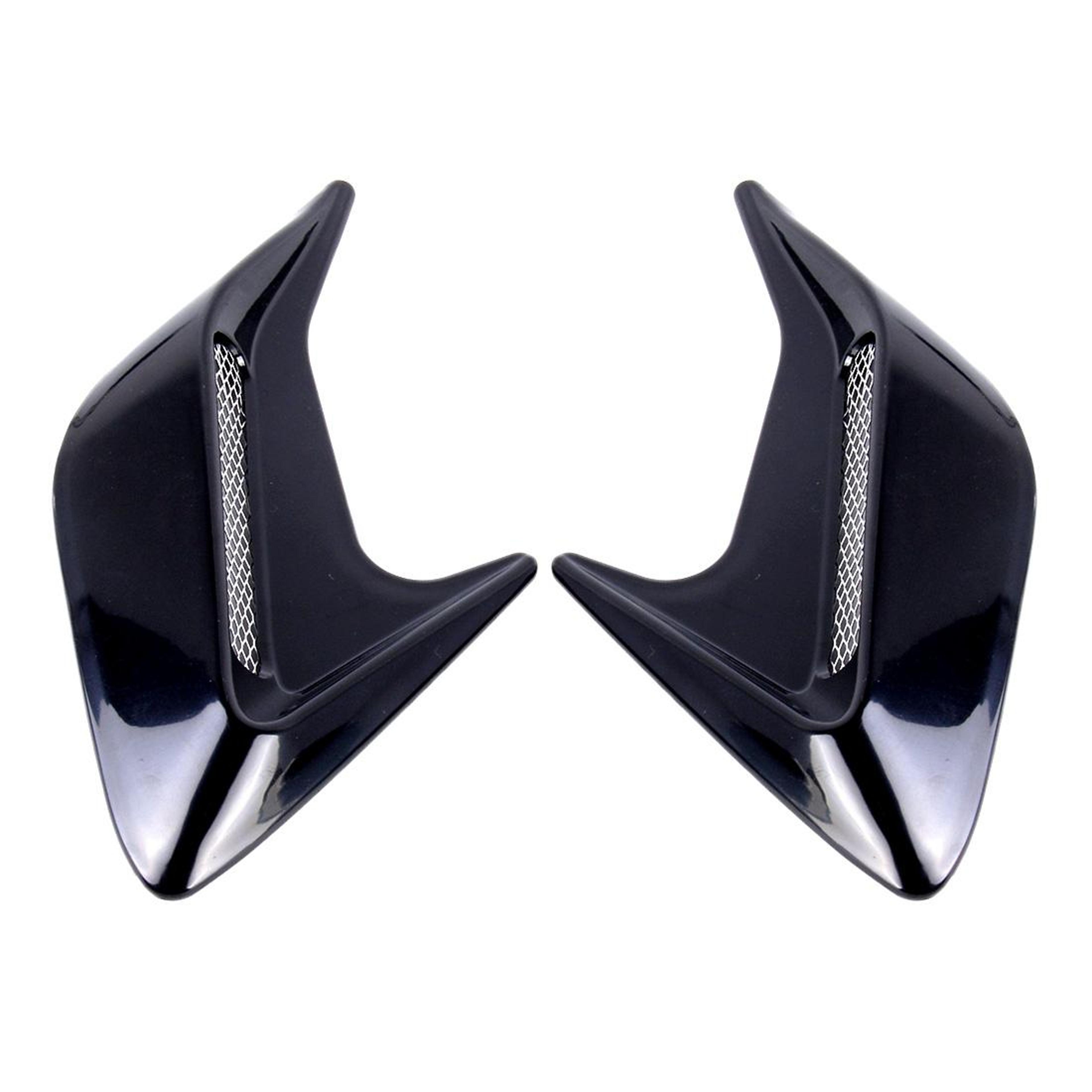 universal car hood vent covers decorative air intake scoop trim set