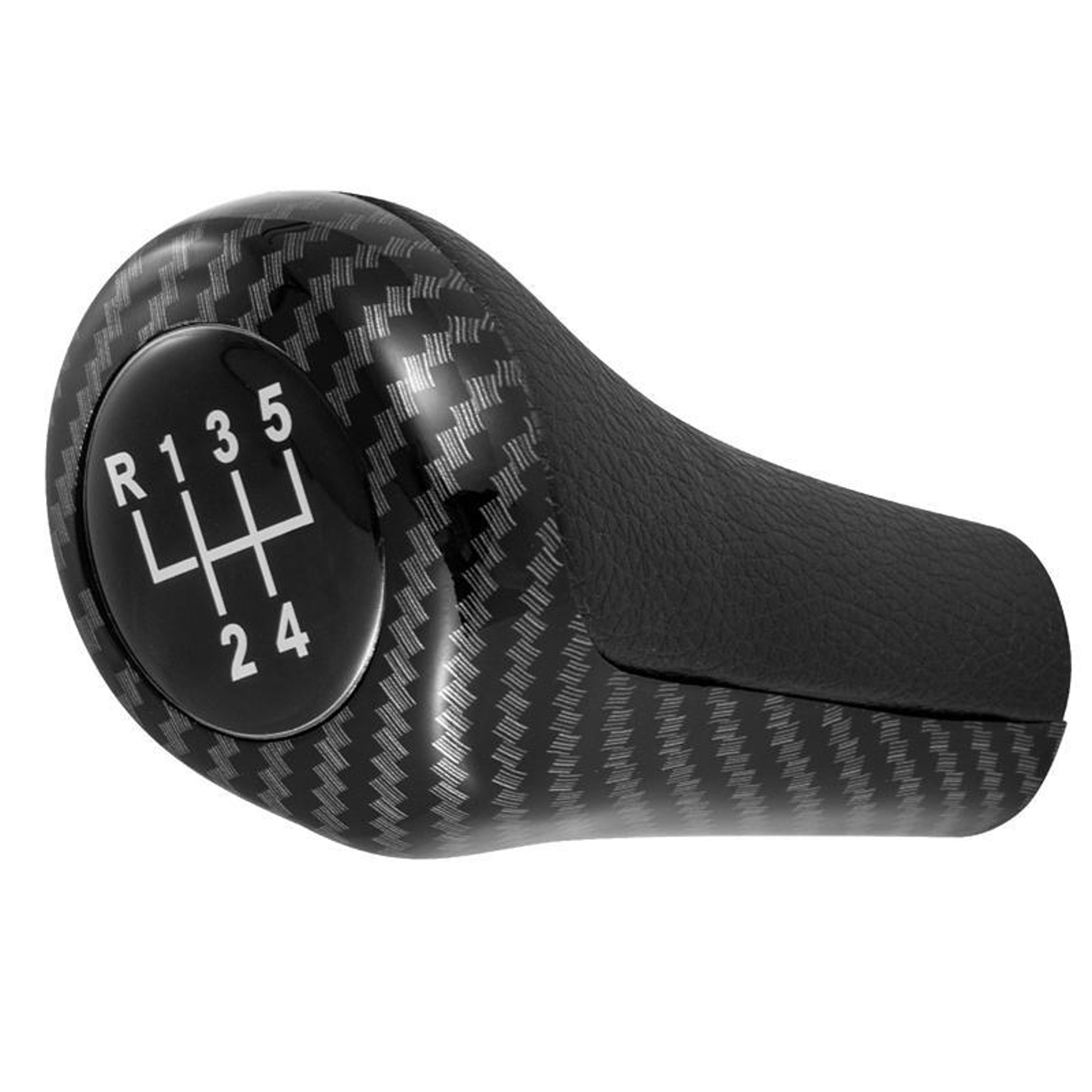 bmw carbon fiber speed shift knob ergonomic manual gear shifter replacement