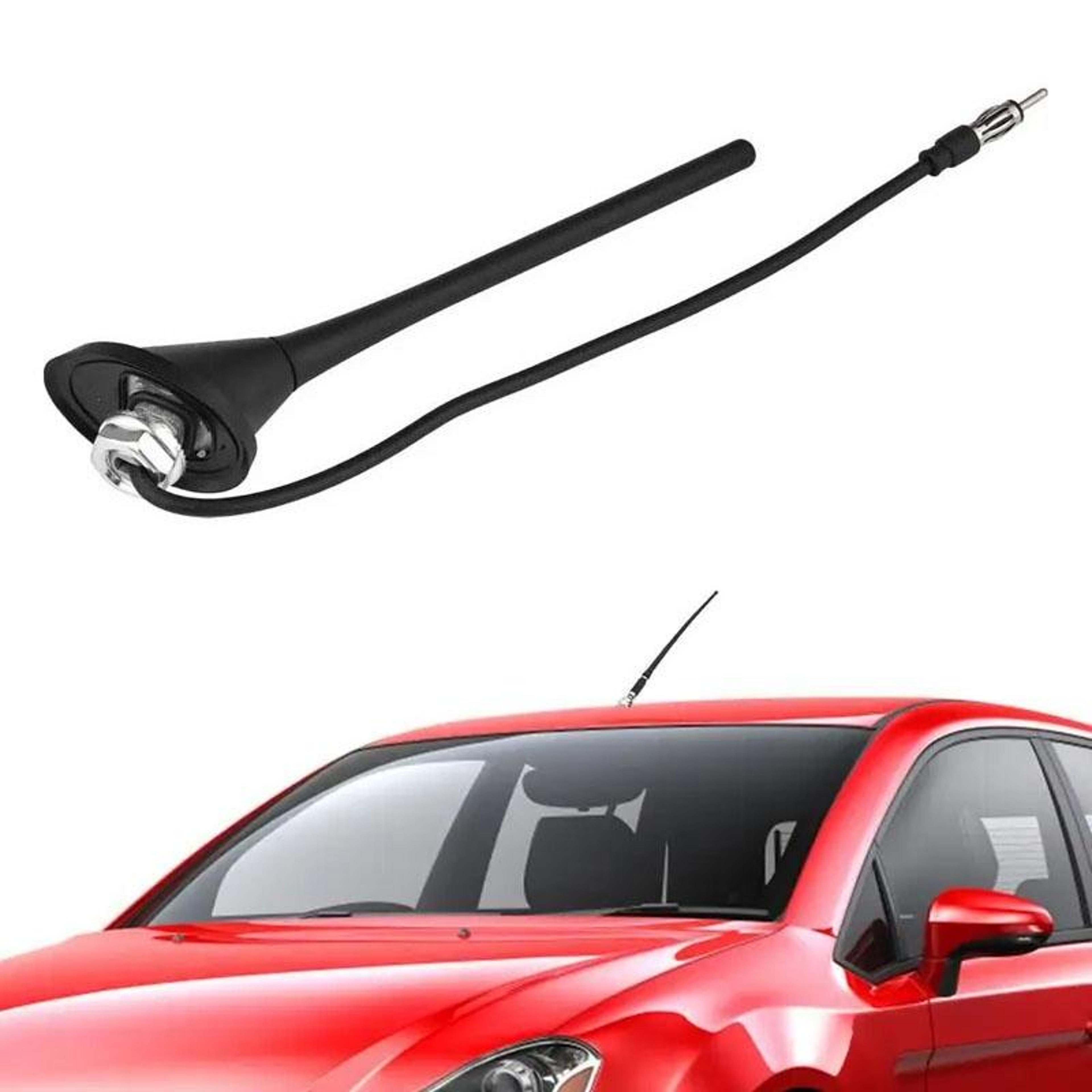 universal am/fm car radio antenna signal booster roof mount aerial