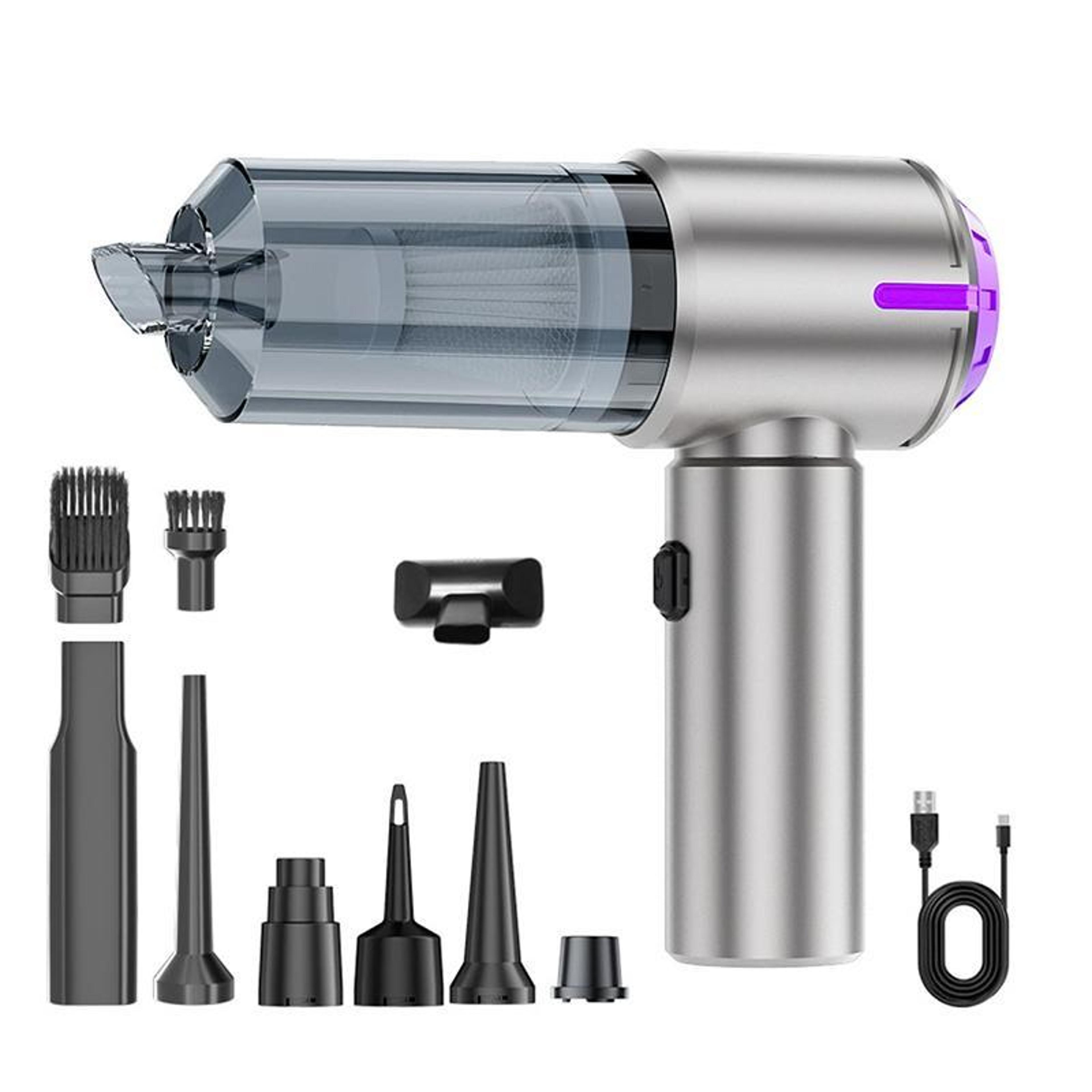 portable handheld car vacuum cleaner with brushless motor and cordless car vacuum power