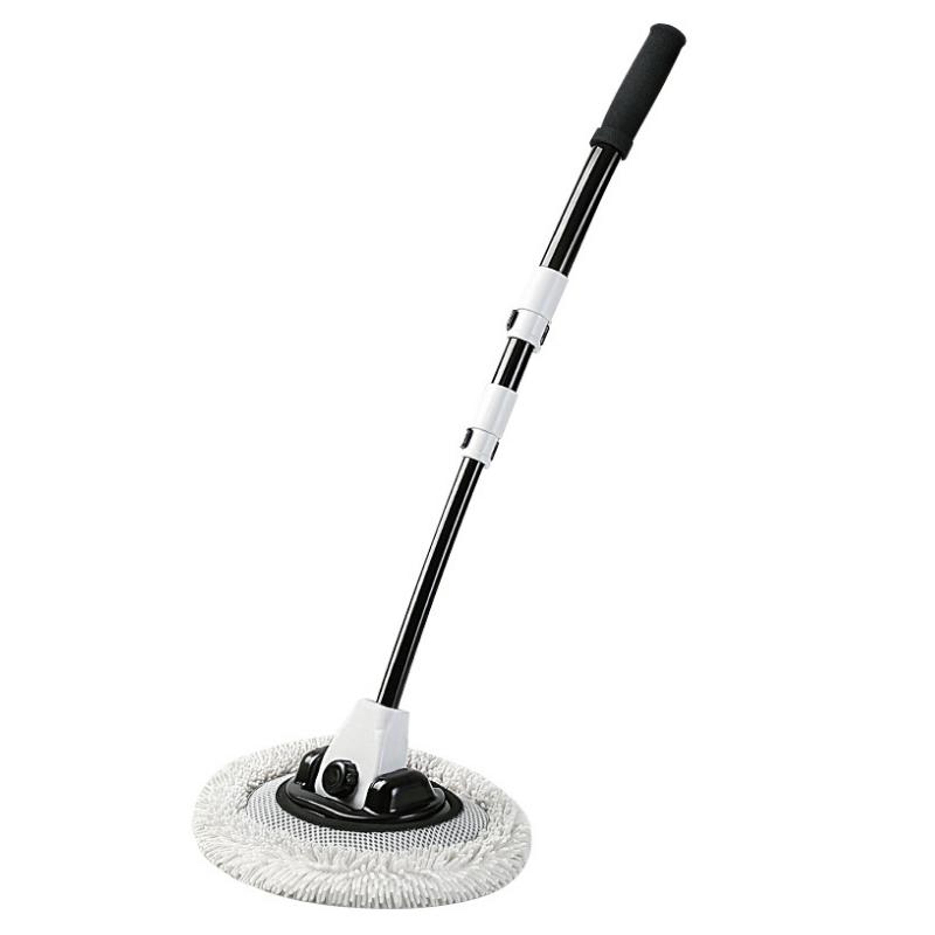 telescopic car wash mop with soft chenille head long handle car cleaning brush