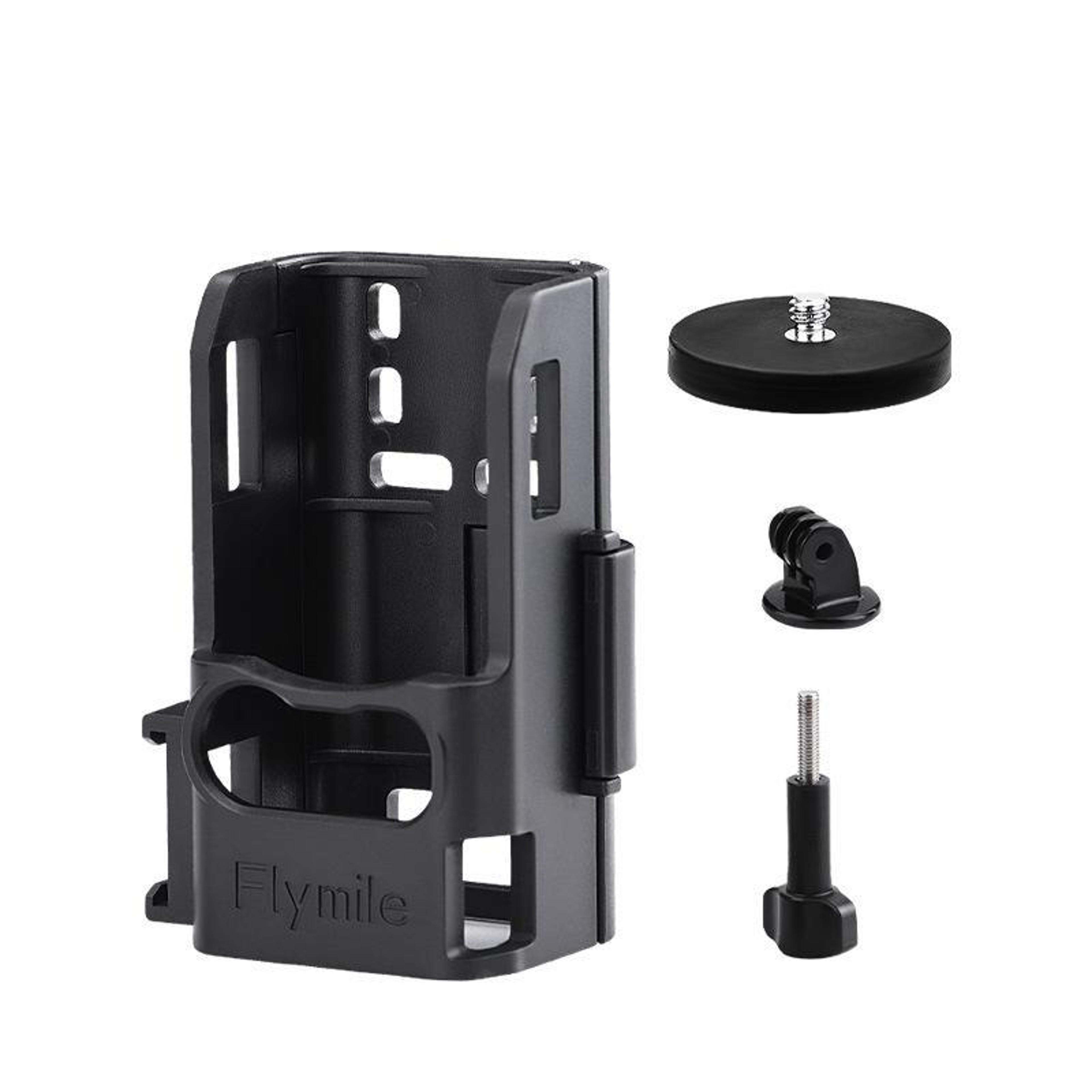 flymile dji osmo pocket magnetic mount kit with back clip adapter and fixed base accessories