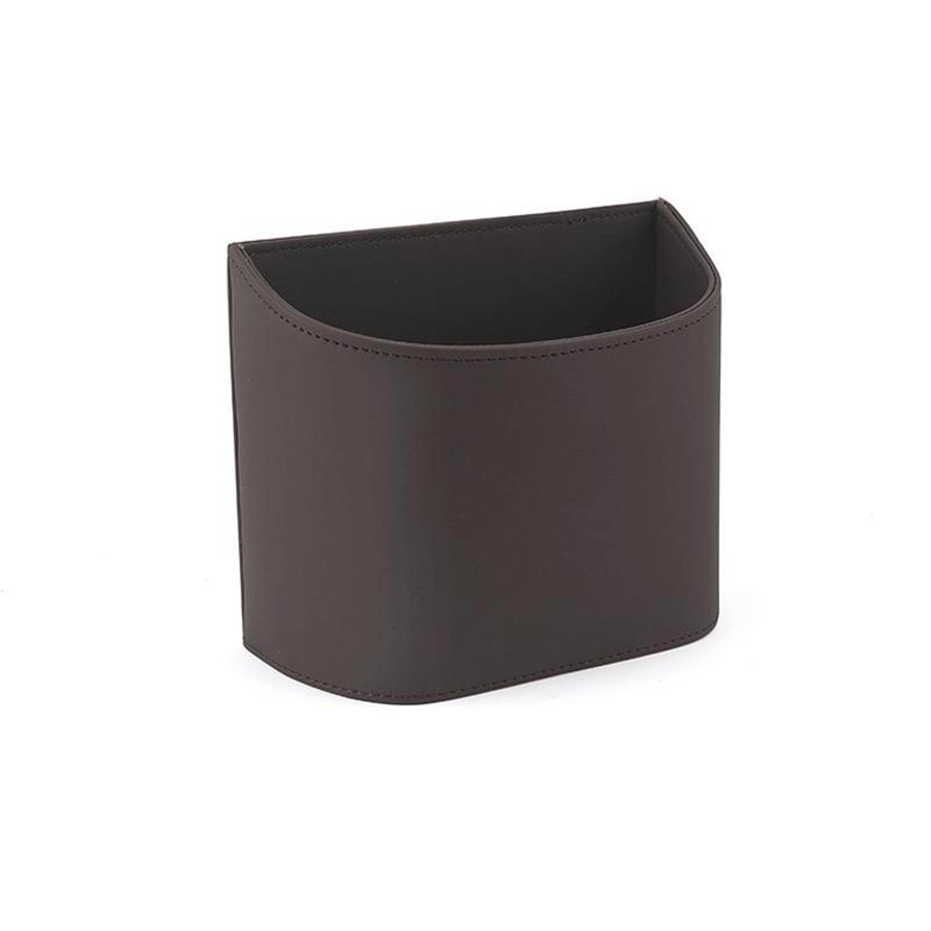 premium leather car trash can hanging car organizer multifunctional storage box