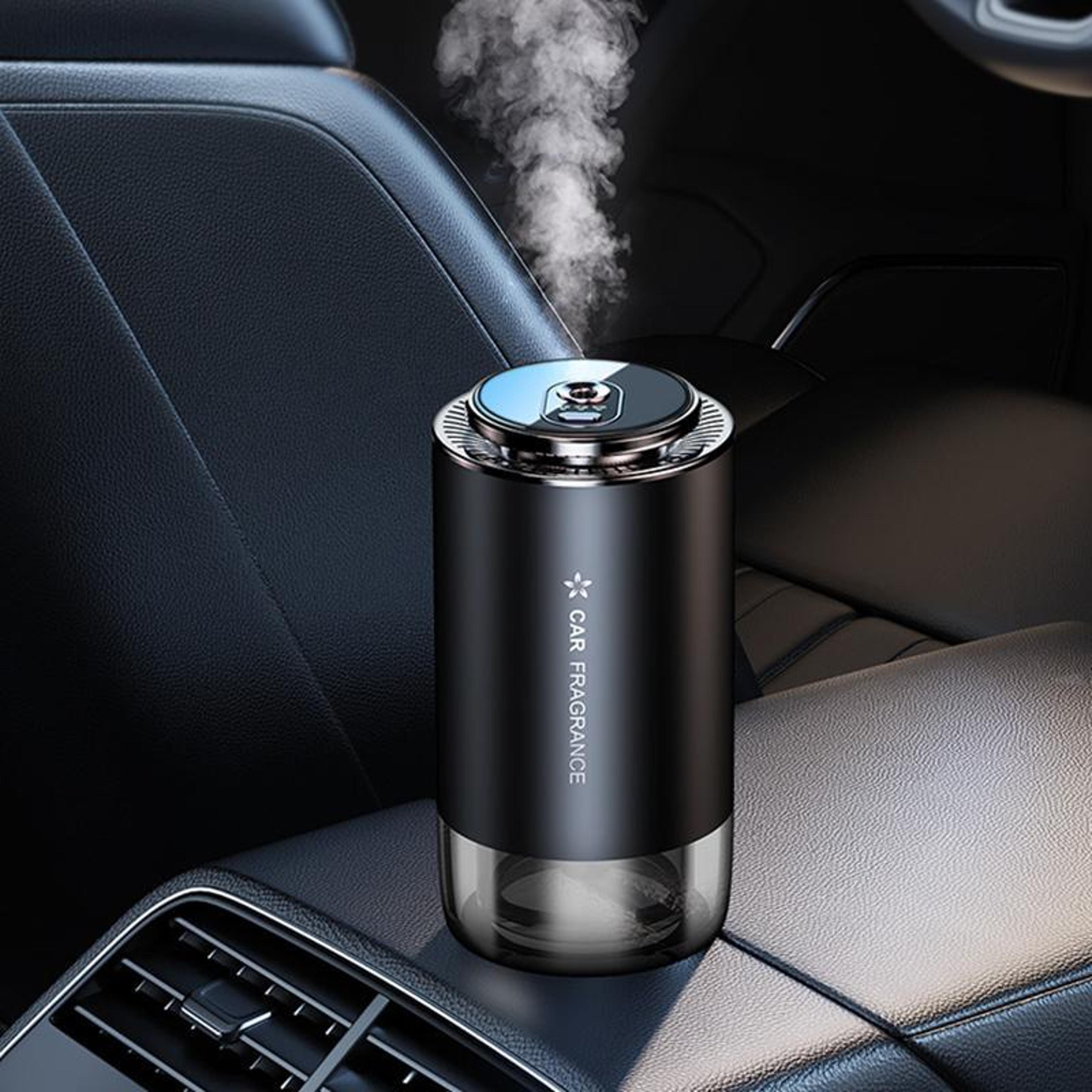 smart car aroma diffuser usb rechargeable car air freshener with auto spray and nano mist