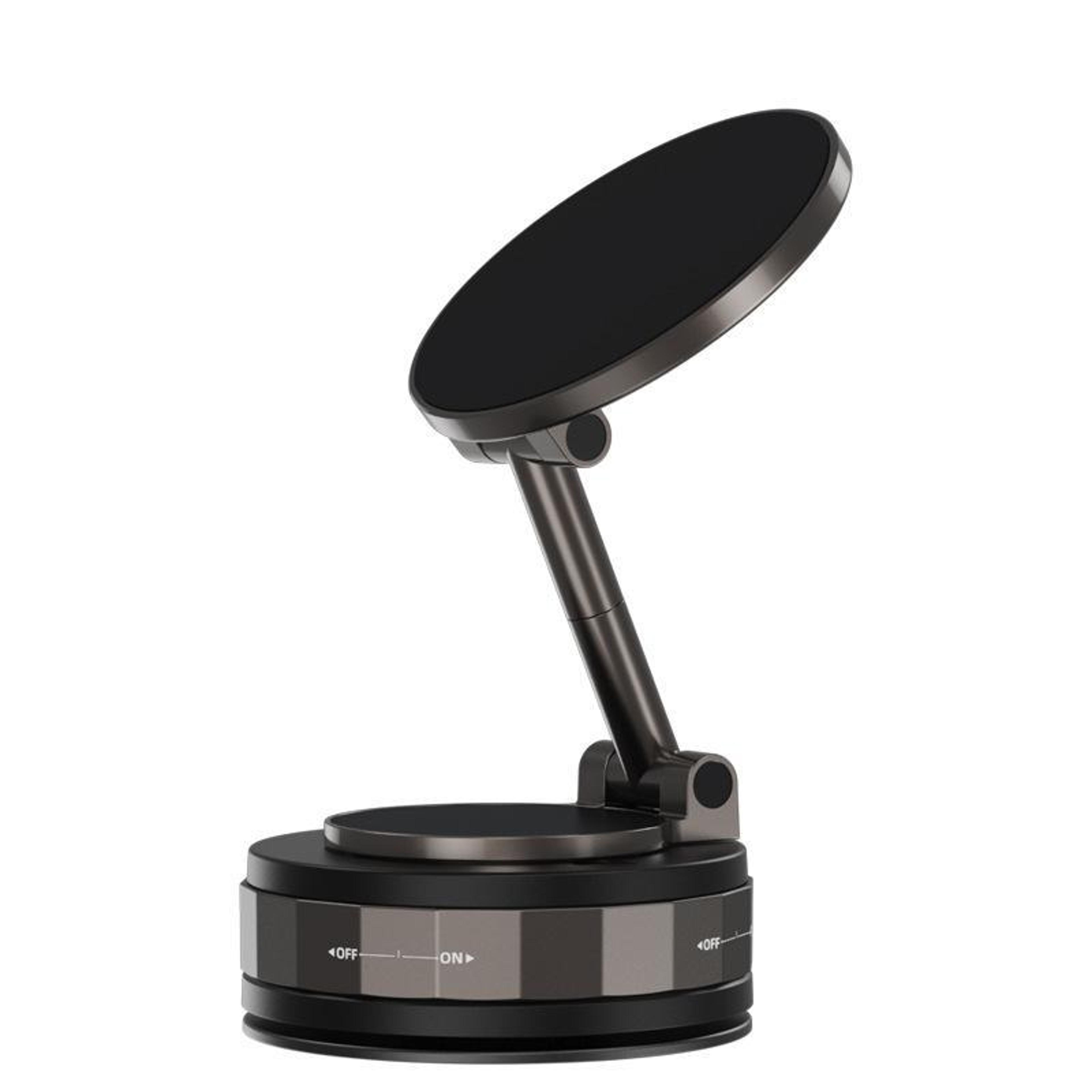 magnetic car phone holder vacuum phone mount with alloy adjustable stand