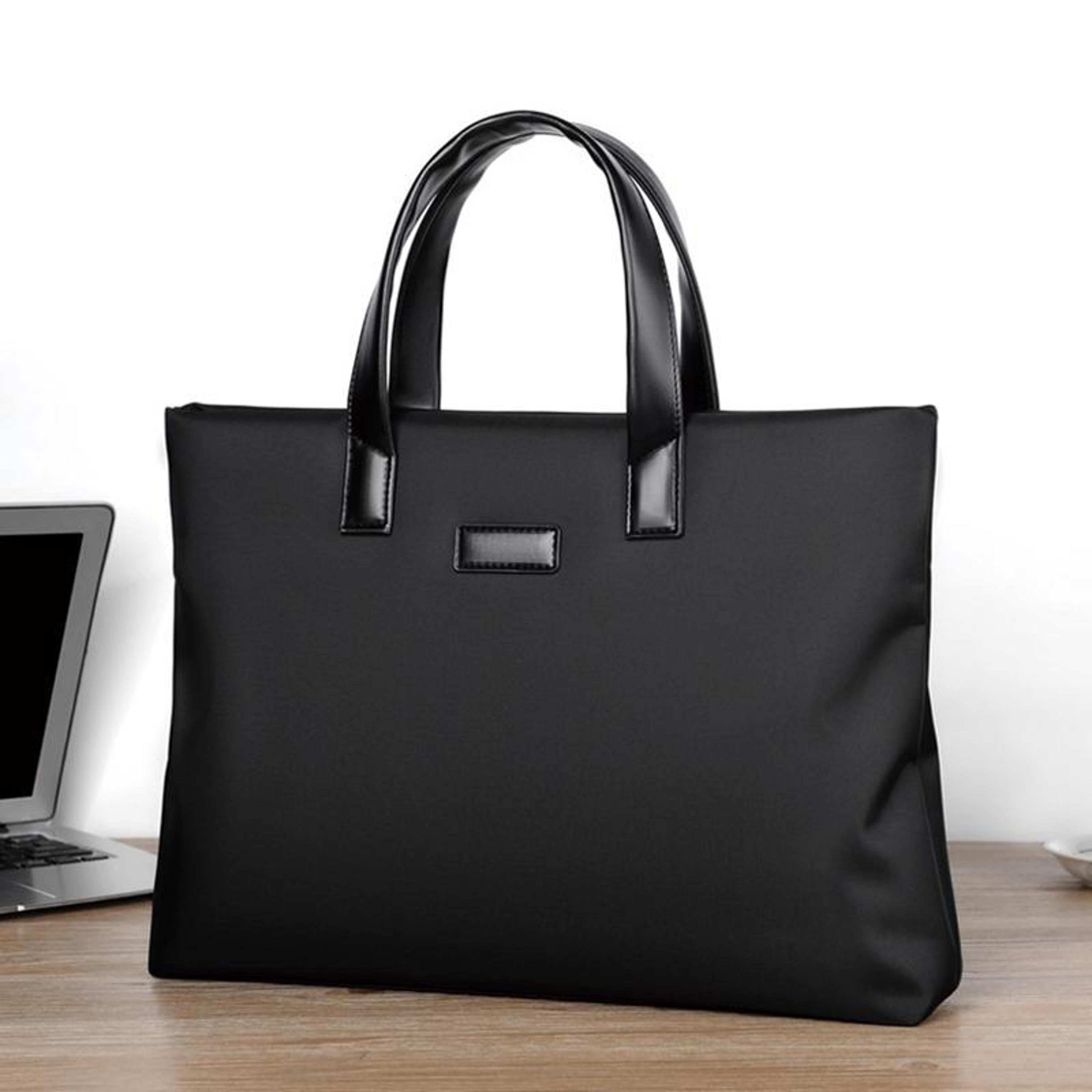 mens business briefcase multi pocket laptop briefcase for office and travel