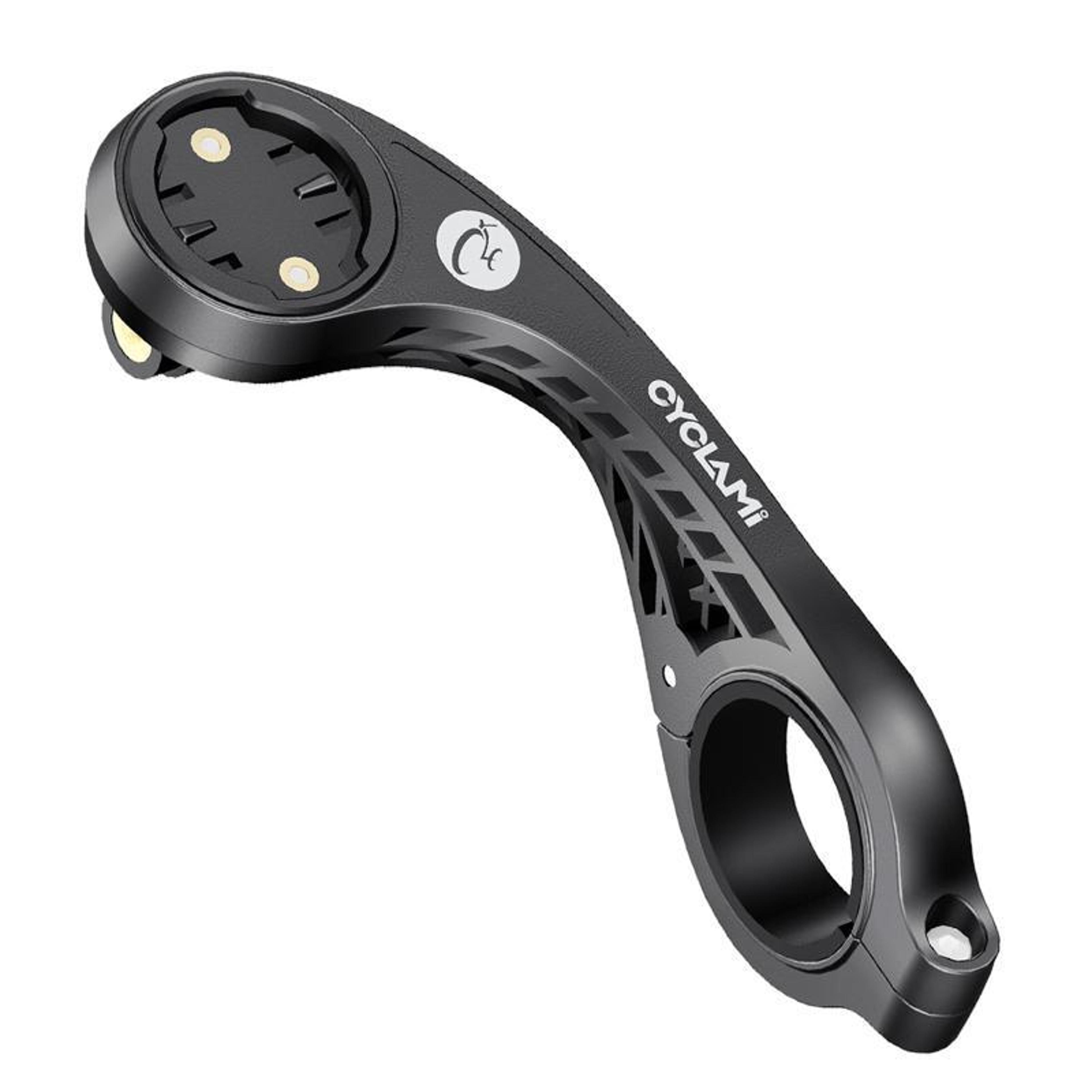 bike computer mount with bike light mount for gps cycling computers