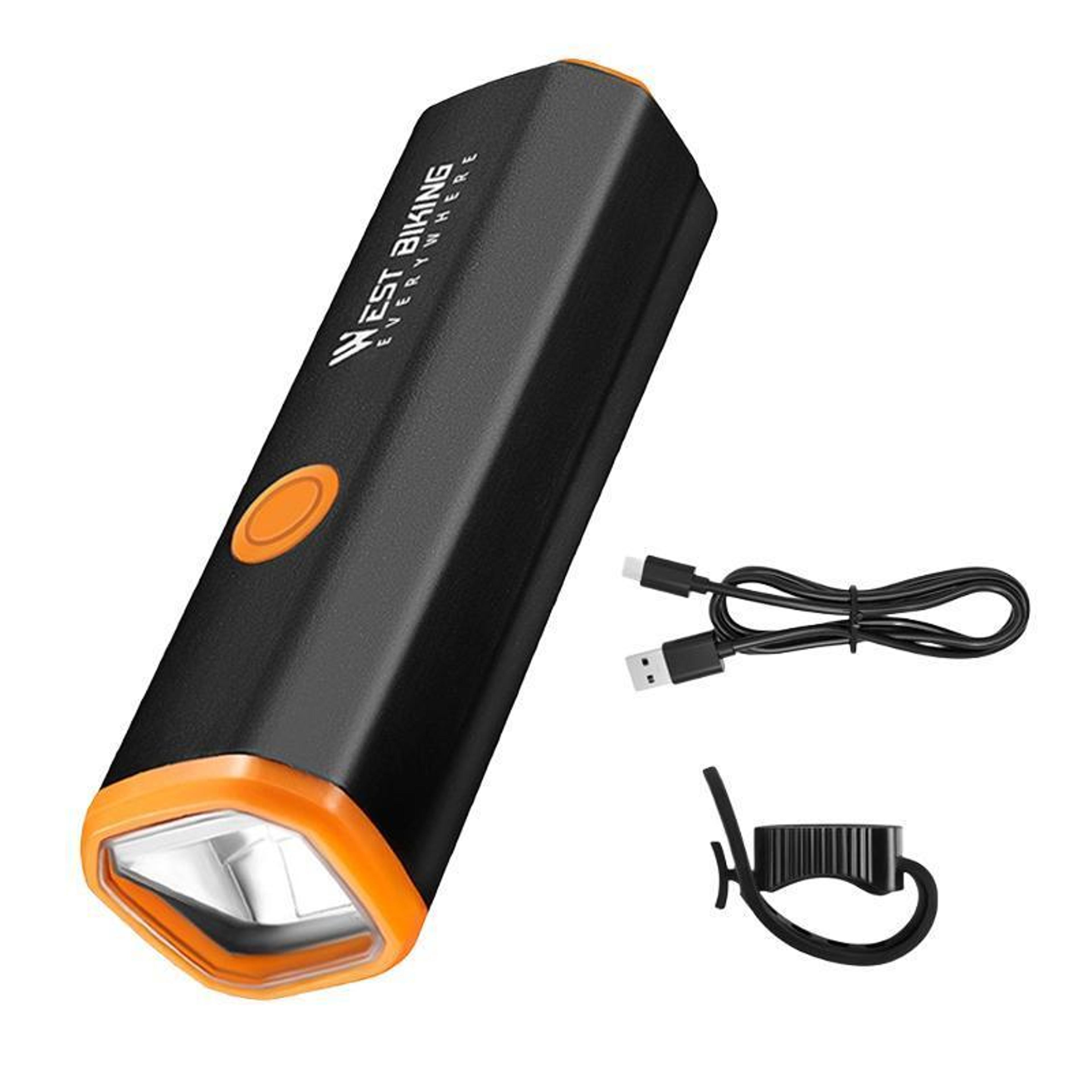 bike front light usb rechargeable led bicycle headlight for mountain and road cycling