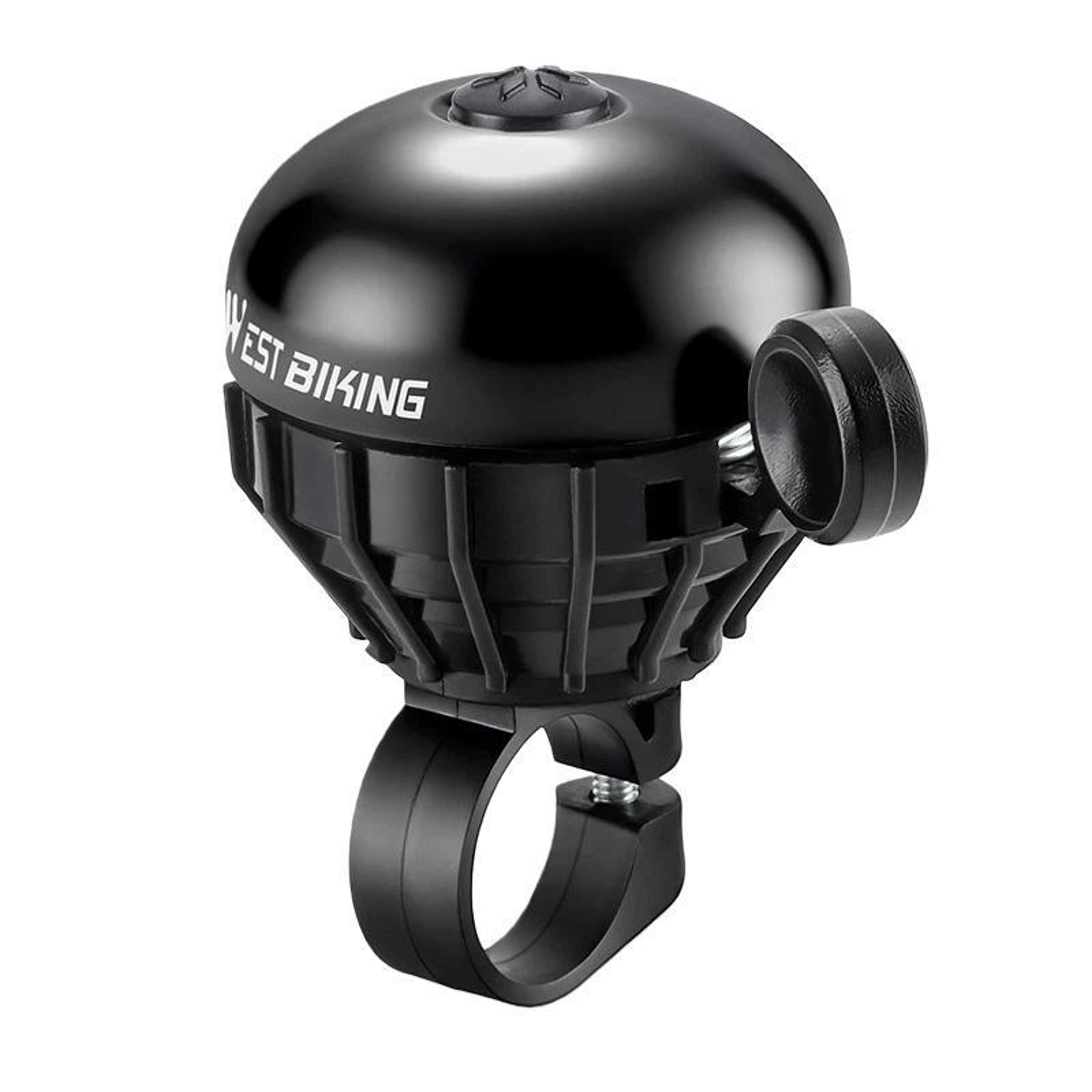 west biking aluminum alloy bike bell compact bicycle bell with loud thumb ring