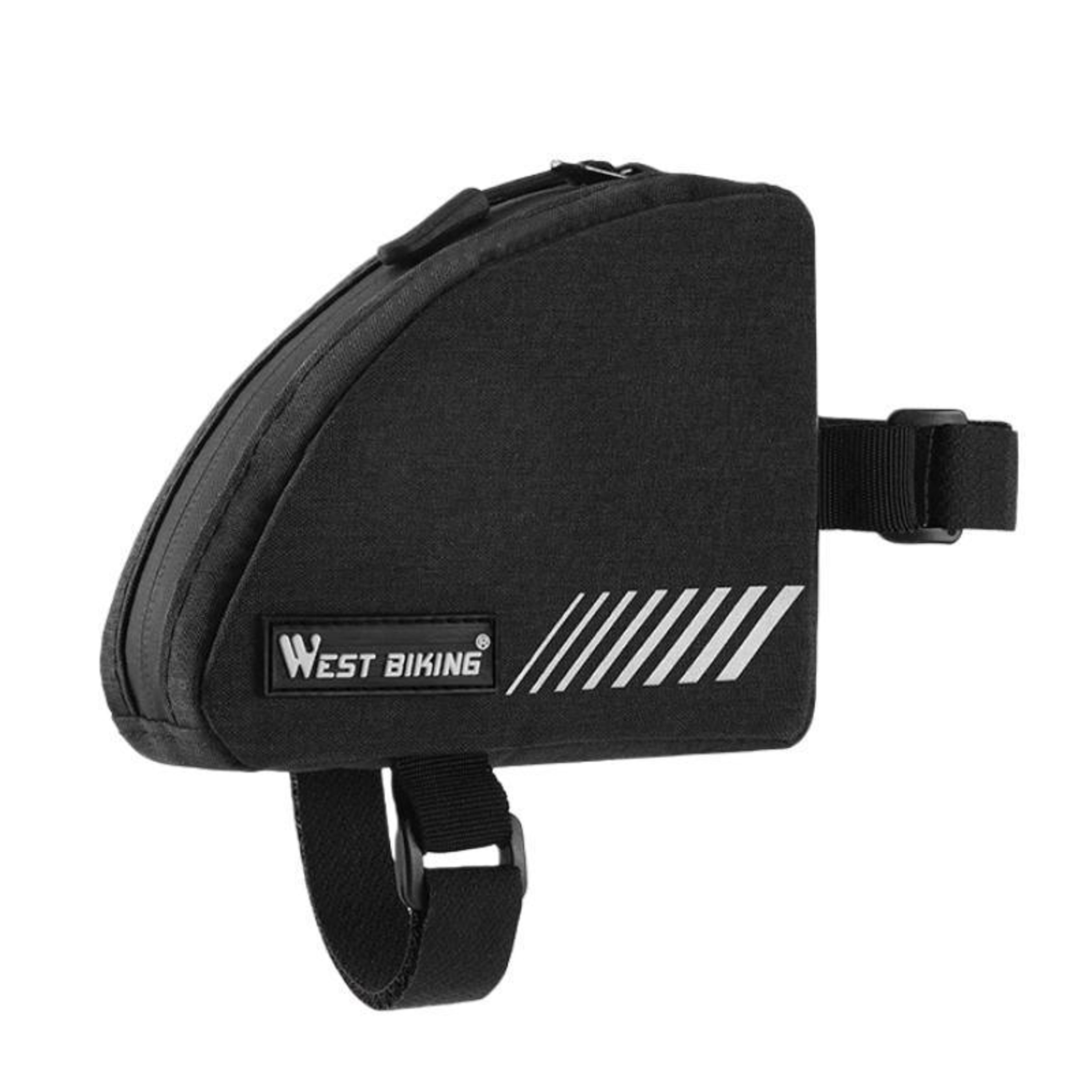 bike top tube bag compact cycling triangle storage bag for road and mtb bikes