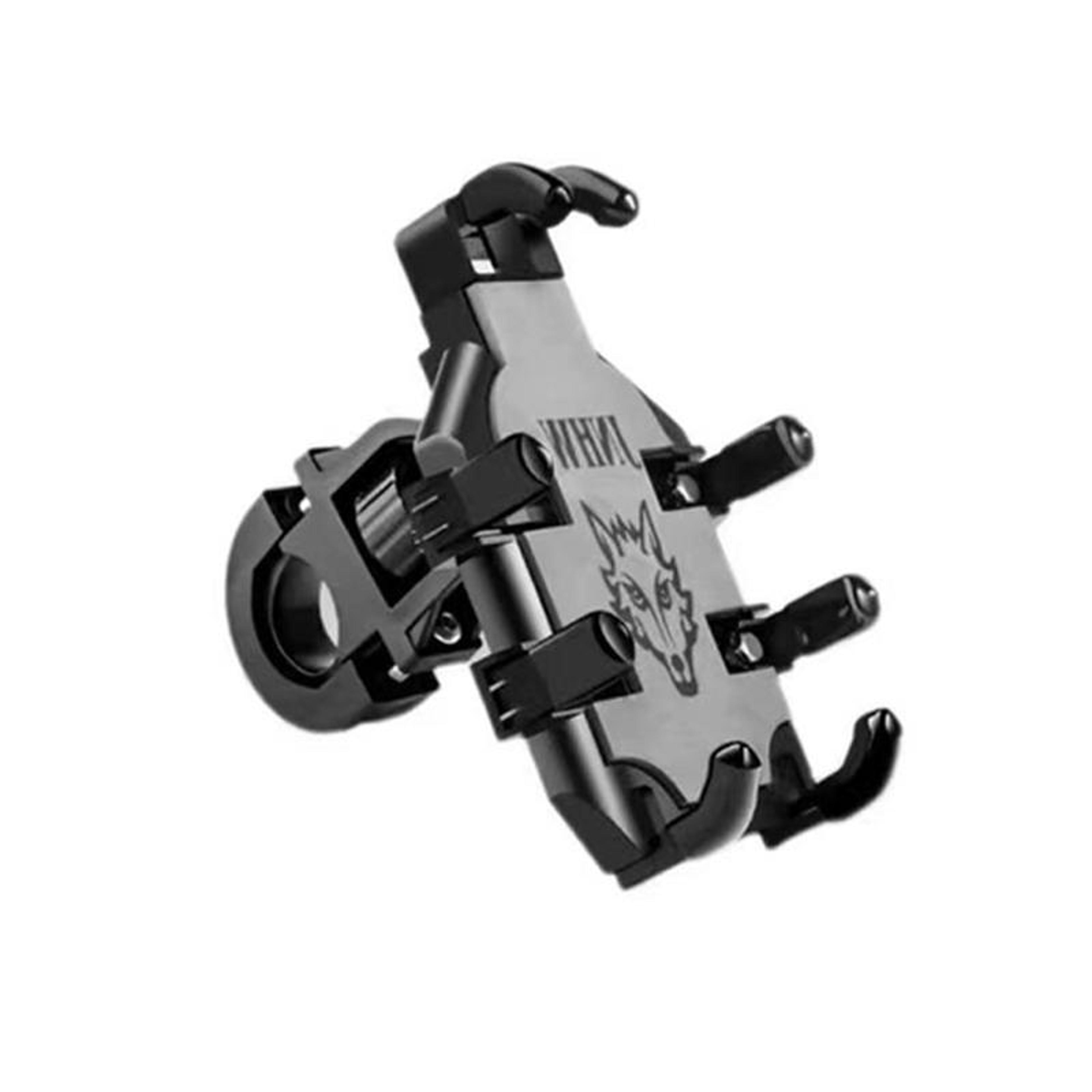 motorcycle phone holder shockproof bike phone mount with rotation for handlebars