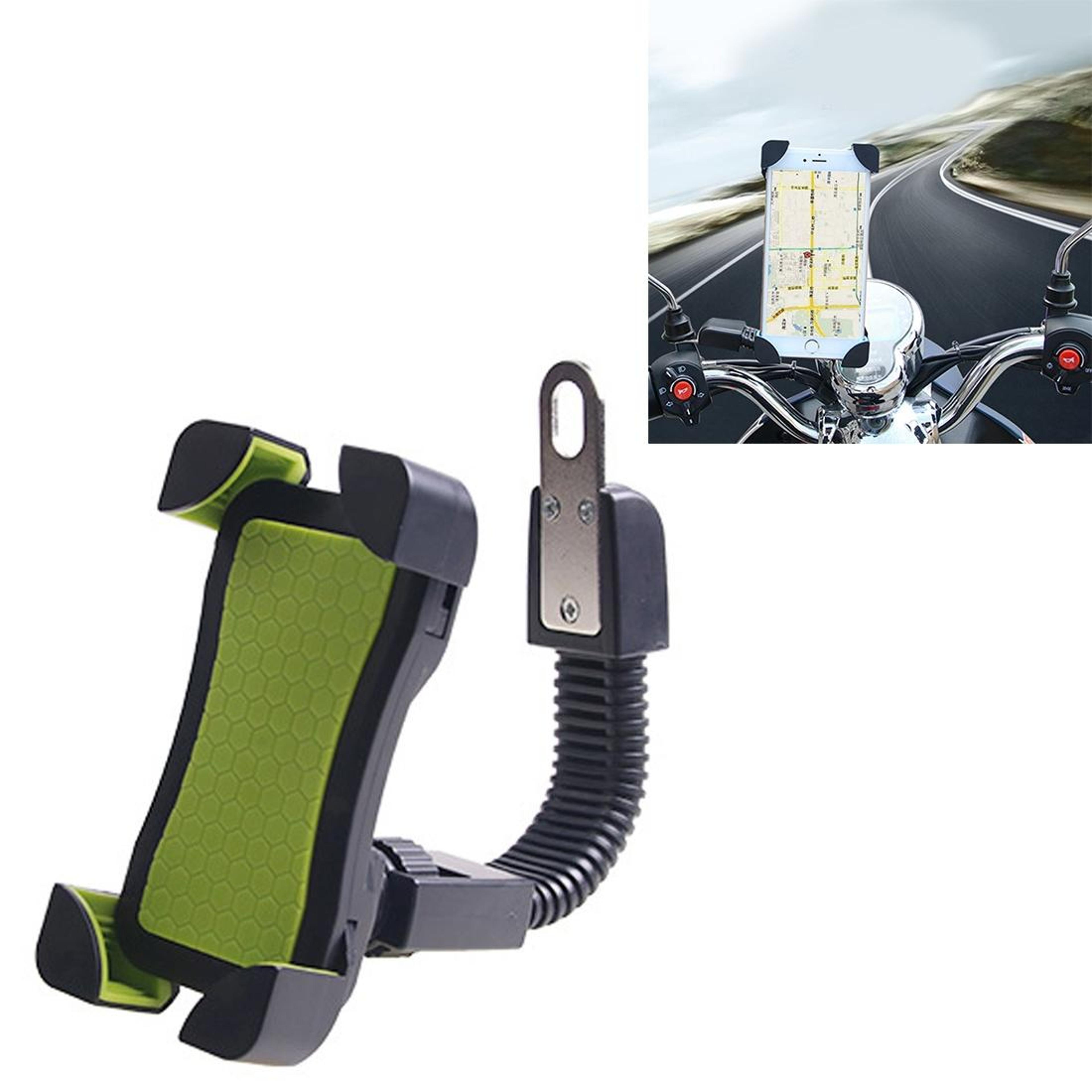 universal motorcycle phone mount with 360° rotation abs bike phone holder for smartphones