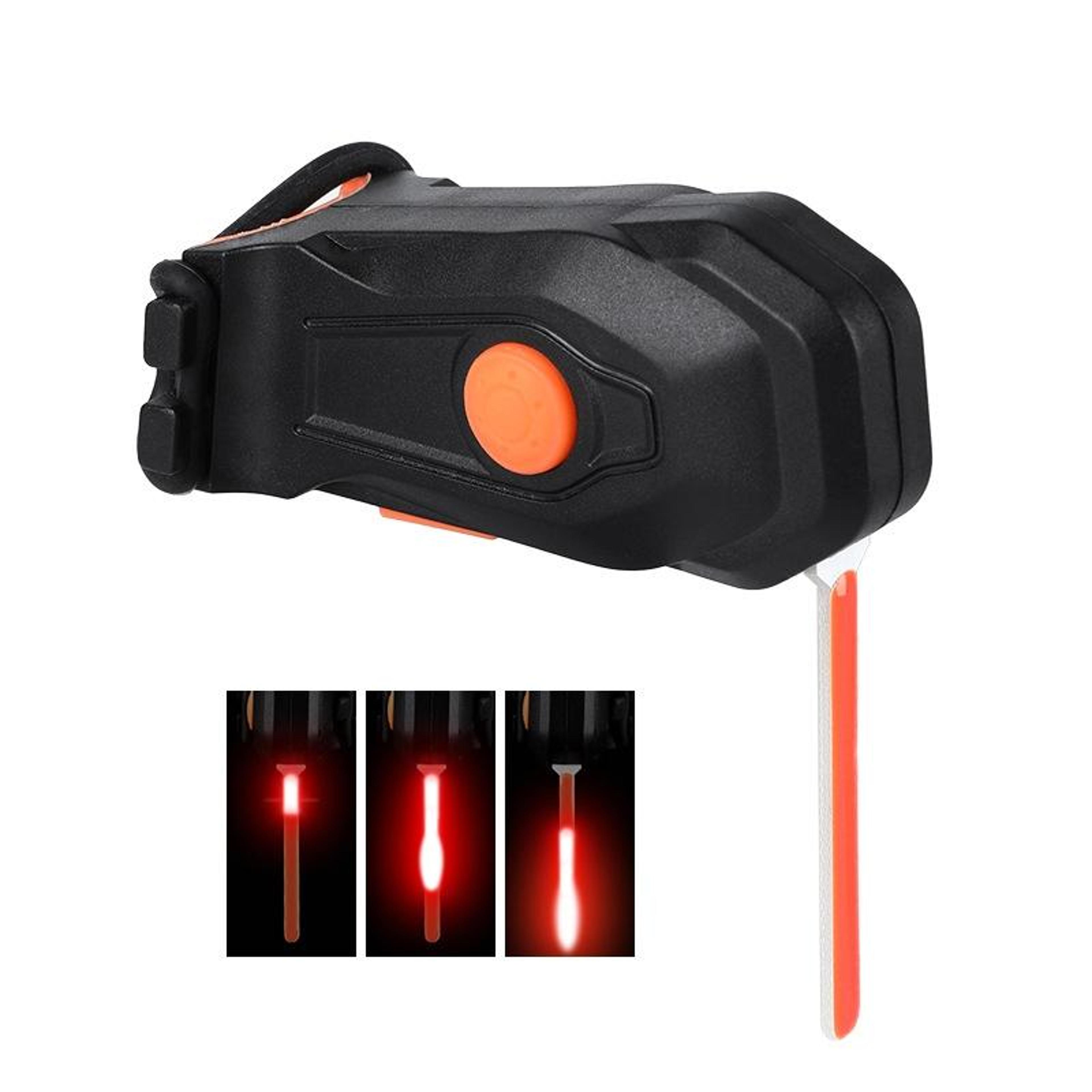 usb rechargeable bike tail light flowing led bicycle safety light for night riding