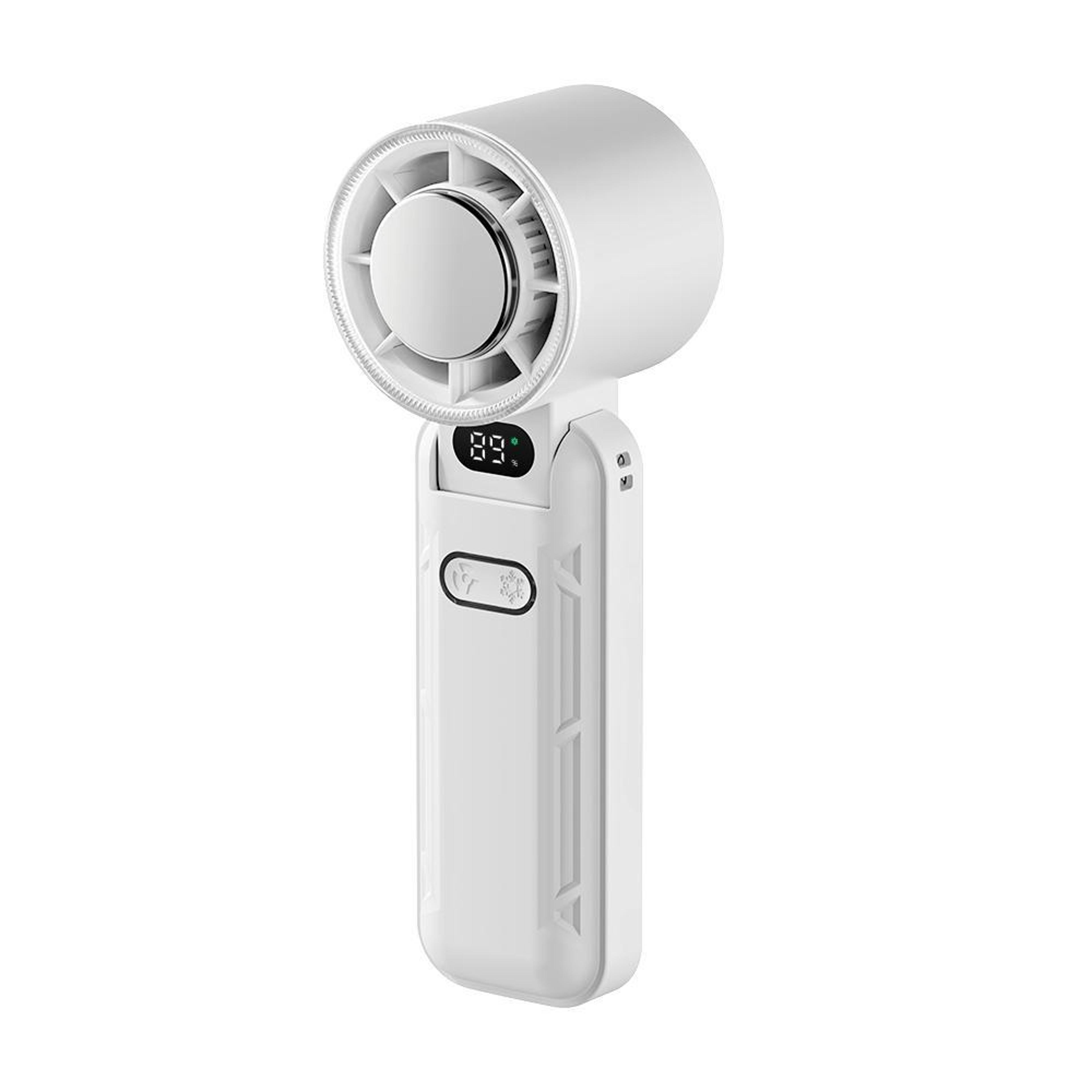 portable handheld fan foldable rechargeable fan with ice cooling airflow