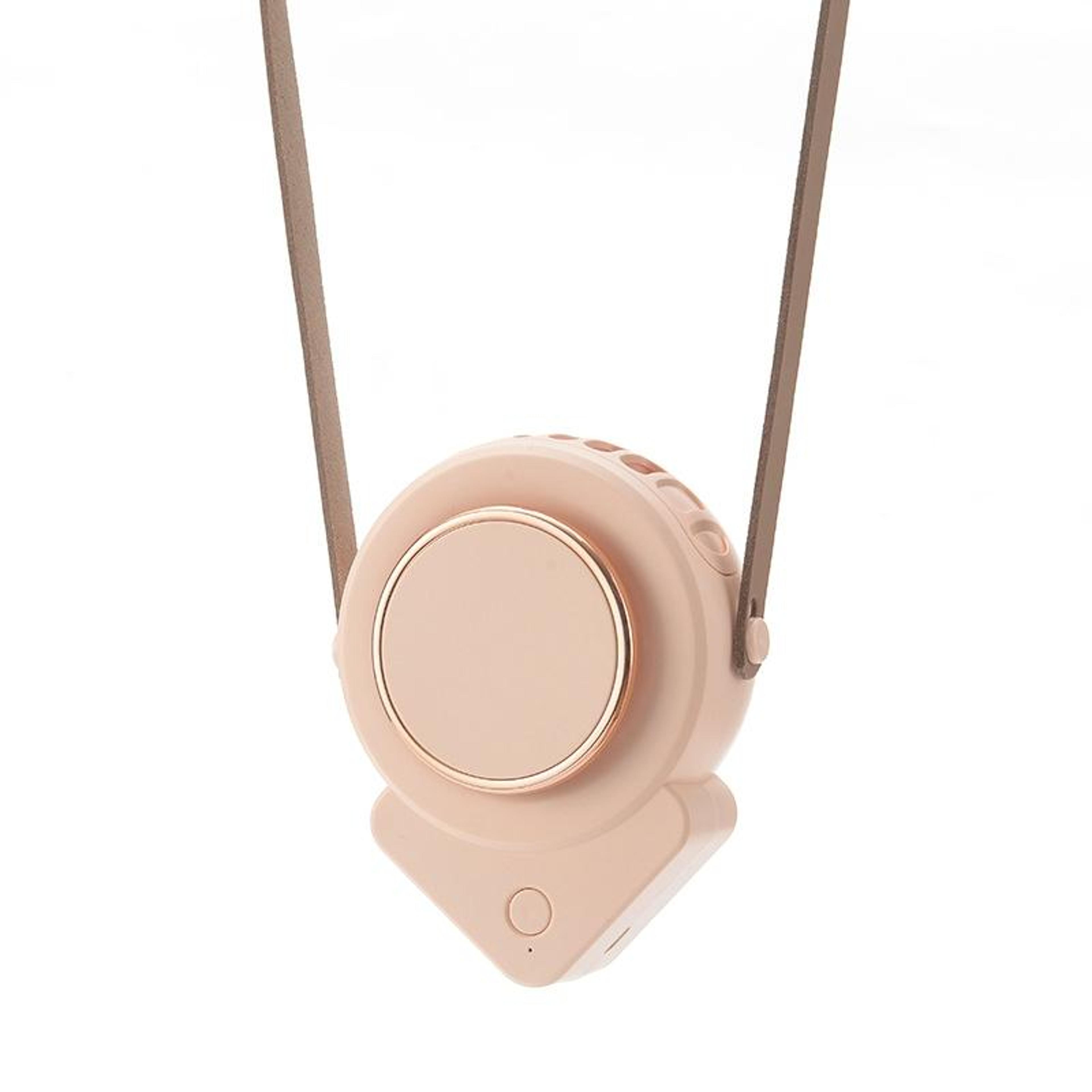 portable usb neck fan rechargeable hands free fan leafless personal cooling fan