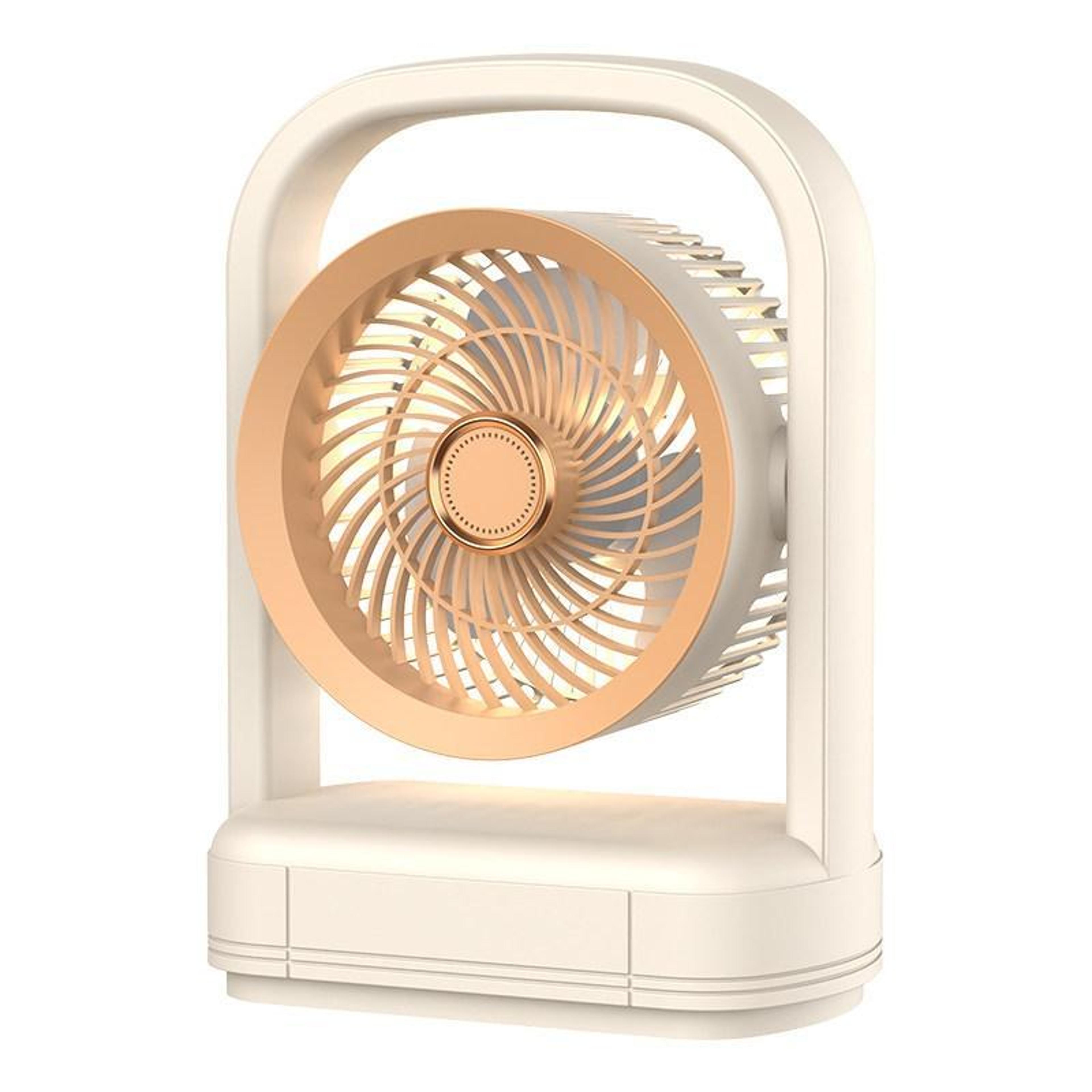 desktop wall mounted air circulation fan with light portable desktop fan for home office