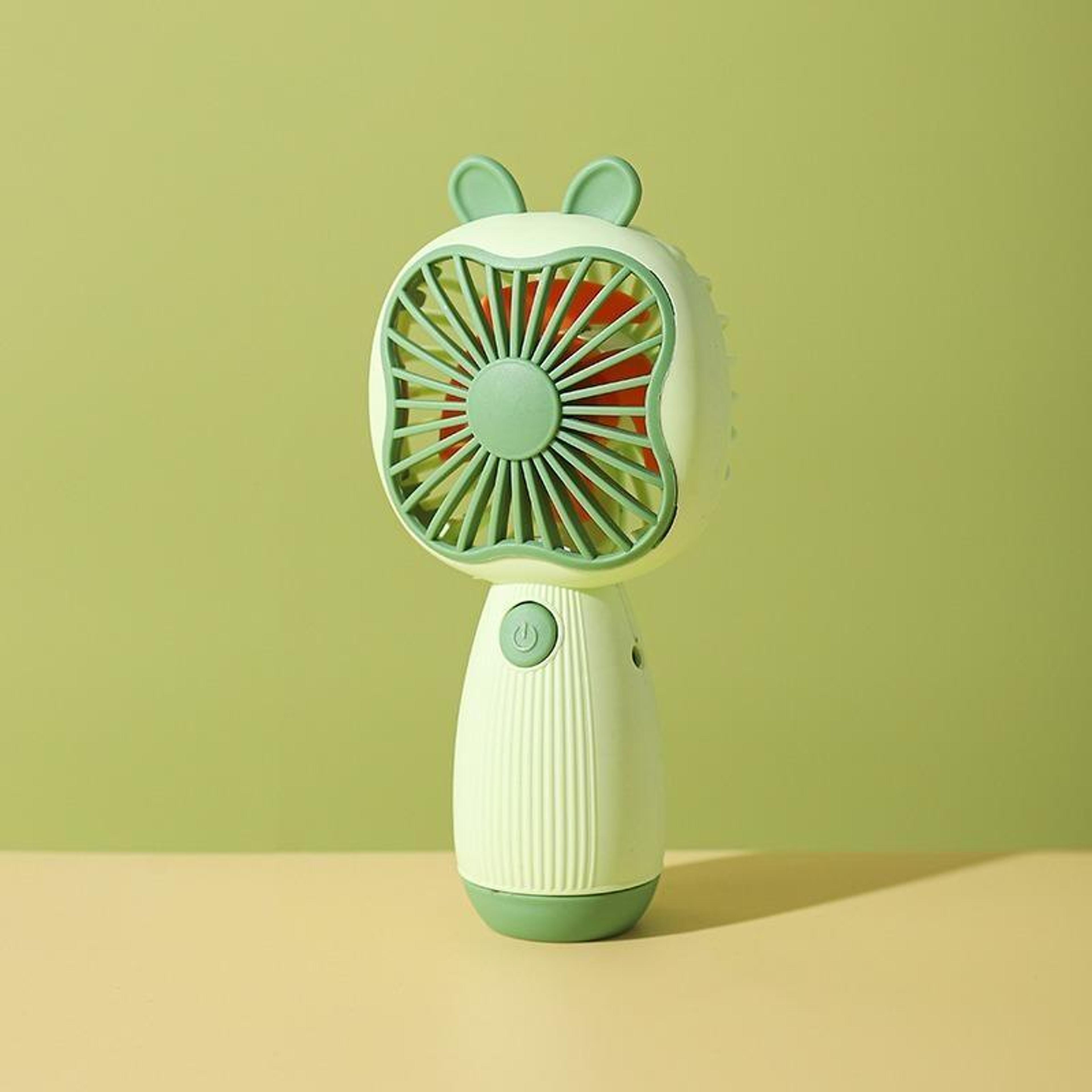 cute kids handheld fan cartoon portable mini cooling fan for children