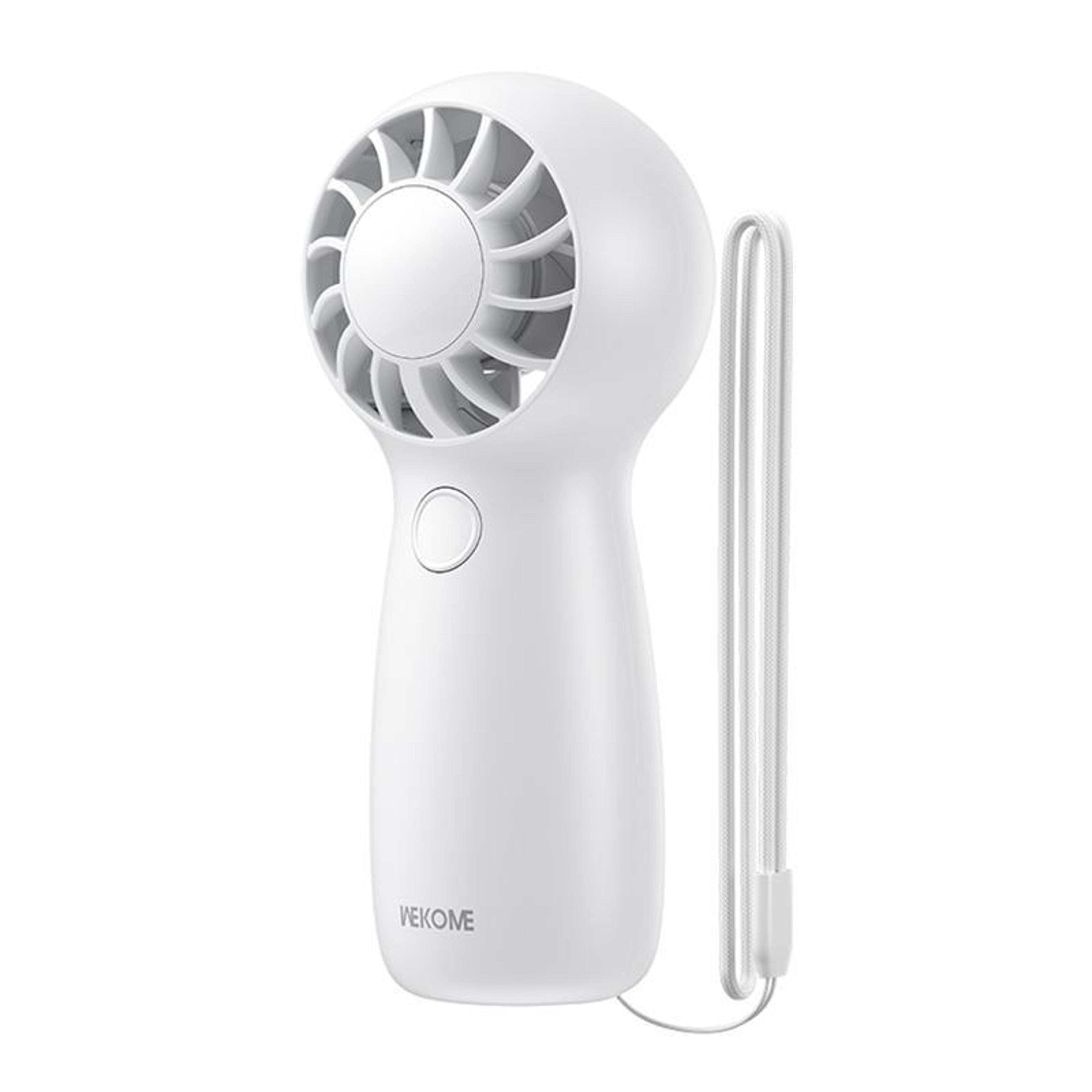 wk wt-f30 mini handheld fan portable usb rechargeable personal cooling fan