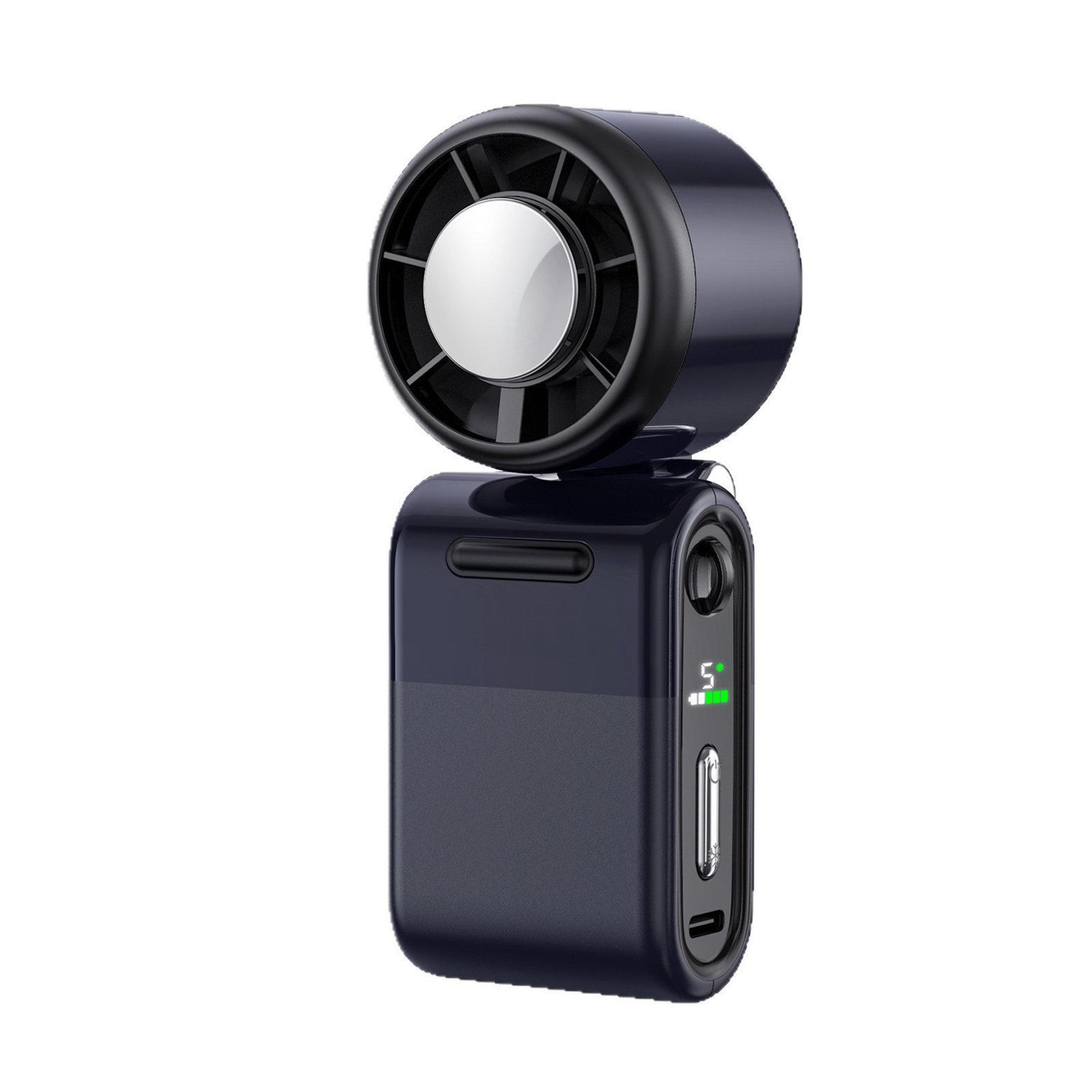 semiconductor ice cooling handheld fan usb c rechargeable mini pocket fan with speed turbo cooling