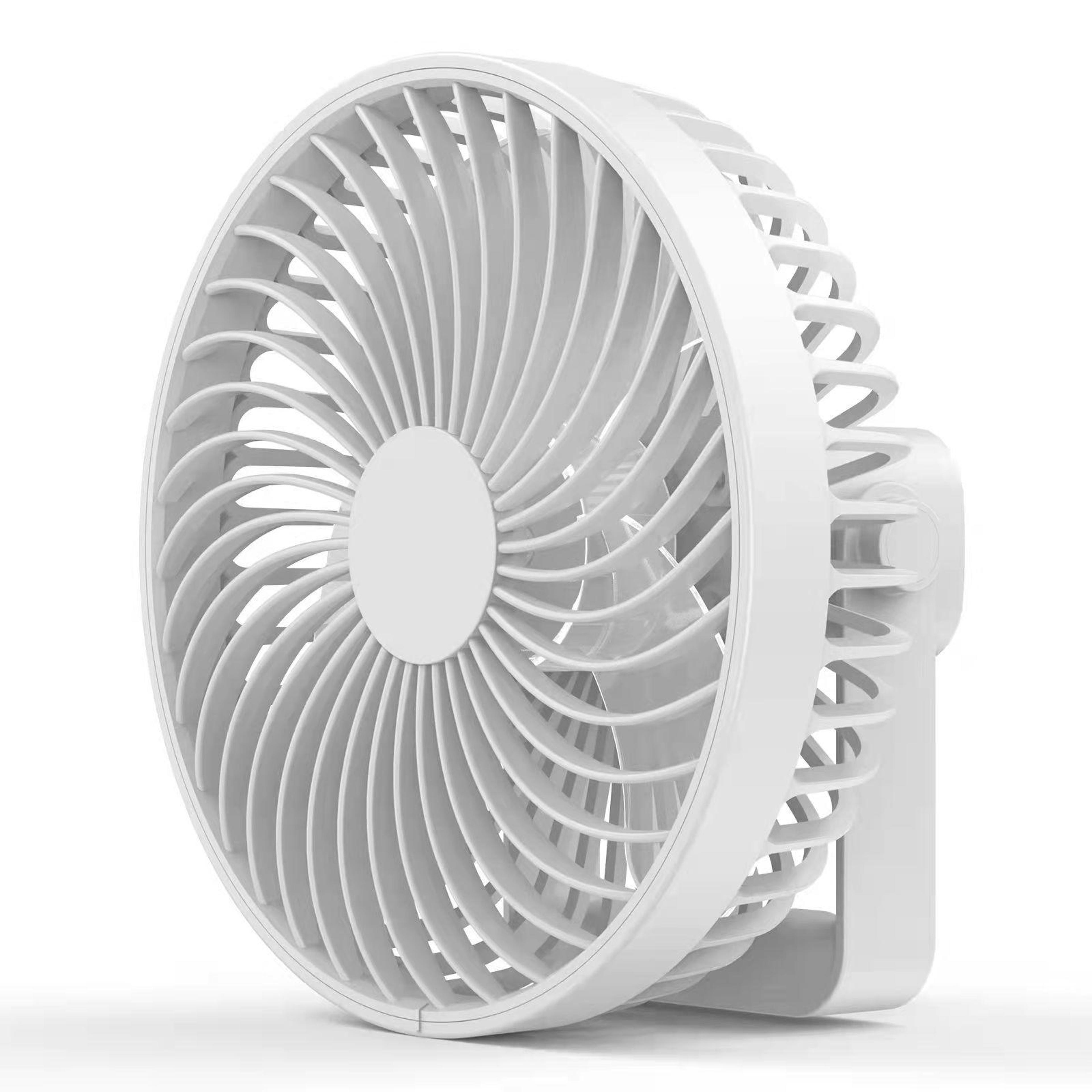 rechargeable camping fan with led light portable tent fan for outdoor travel