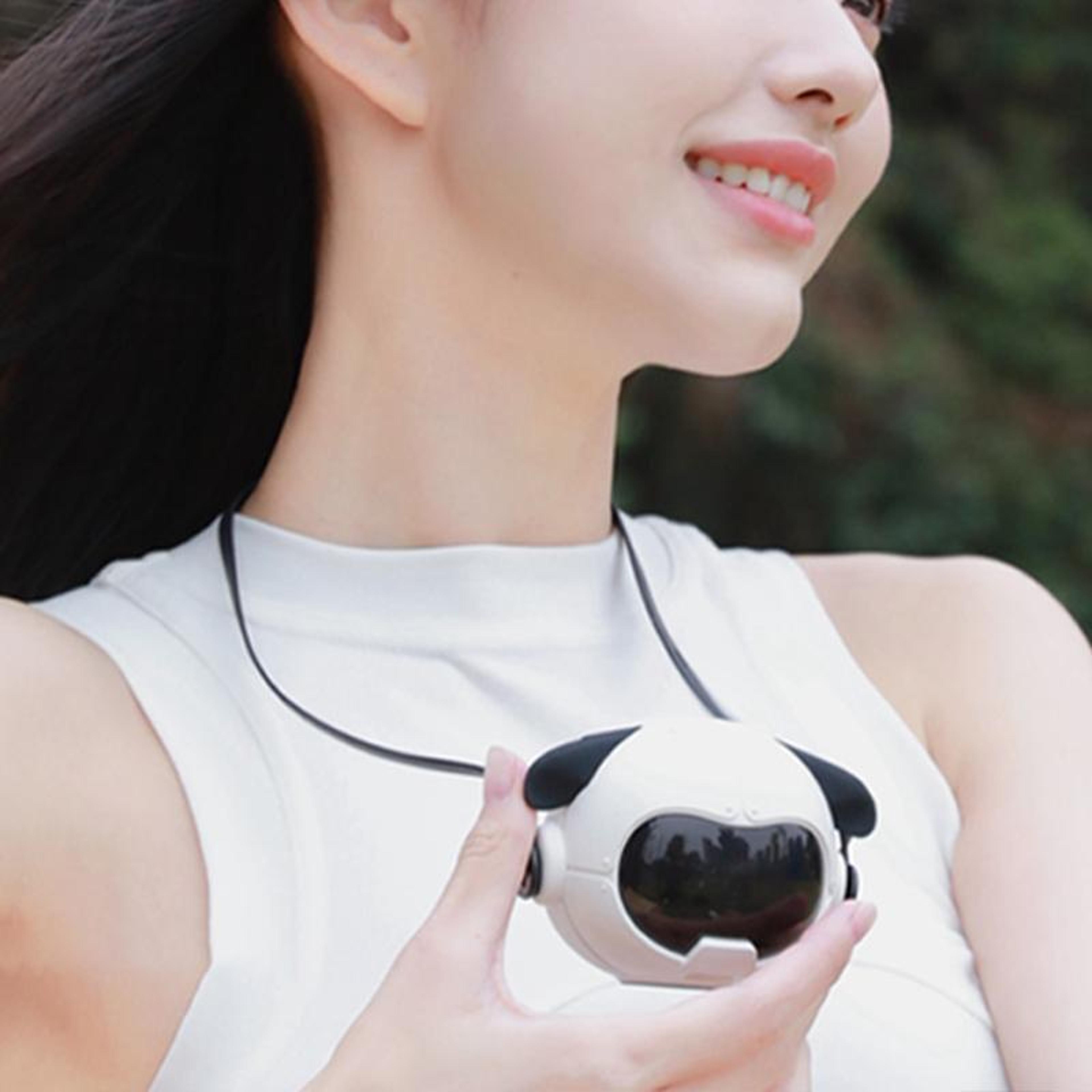portable neck fan usb rechargeable hands free fan with speed personal cooling