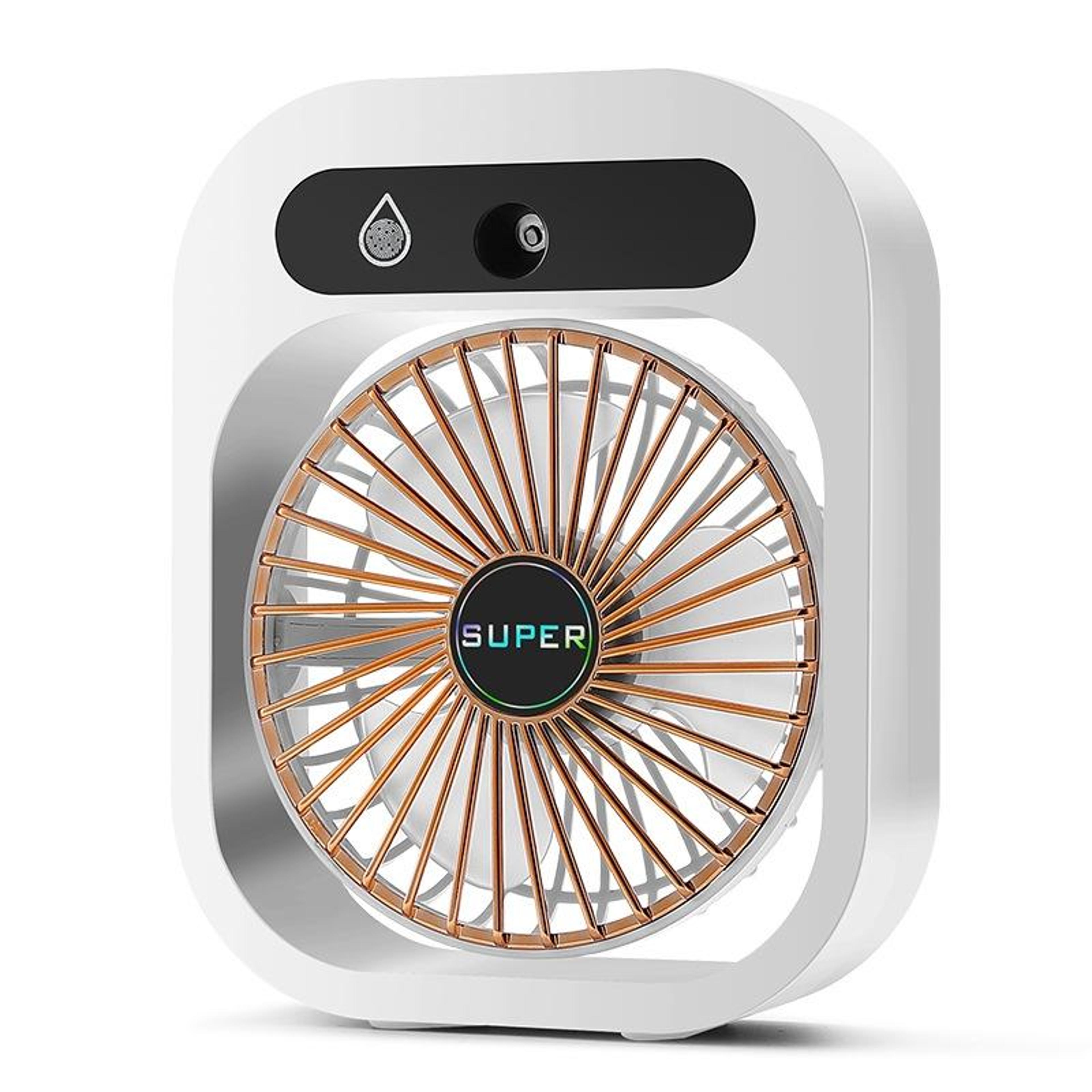 portable air cooler usb desk fan with nano mist humidifier and speed cooling