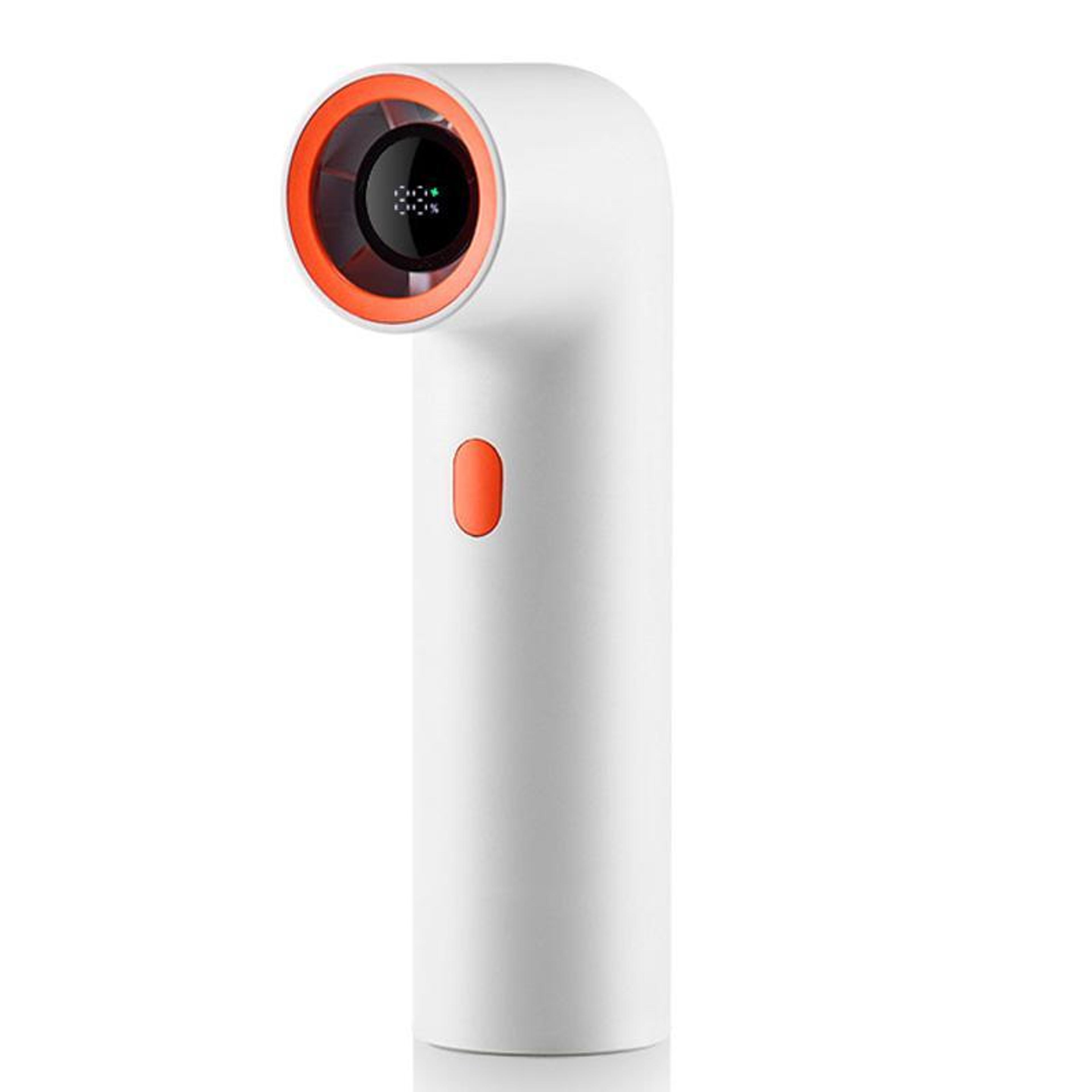 portable handheld fan with digital display mini turbo high speed usb rechargeable cooling fan