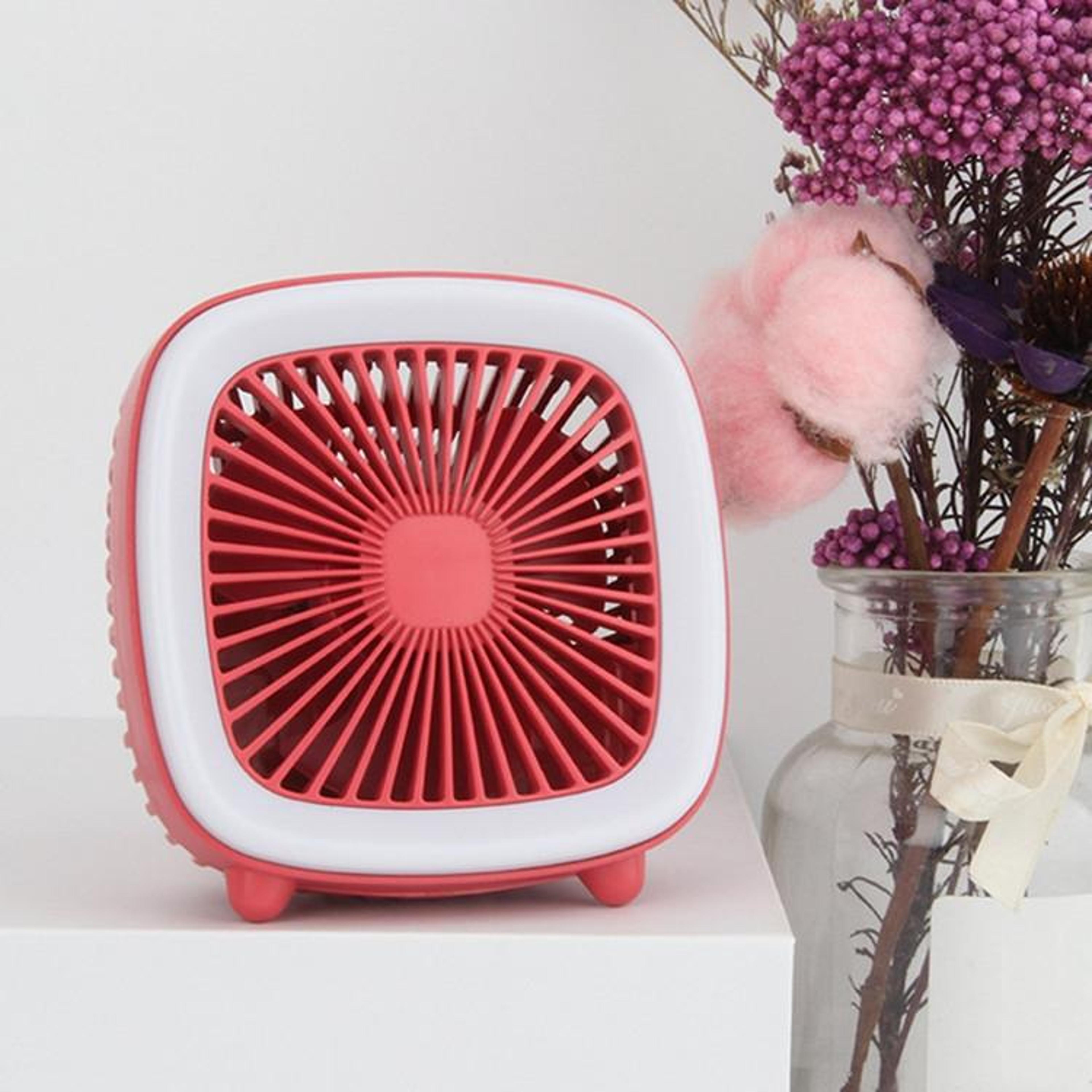 portable usb rechargeable fan handheld pocket fan with desktop stand for travel & office