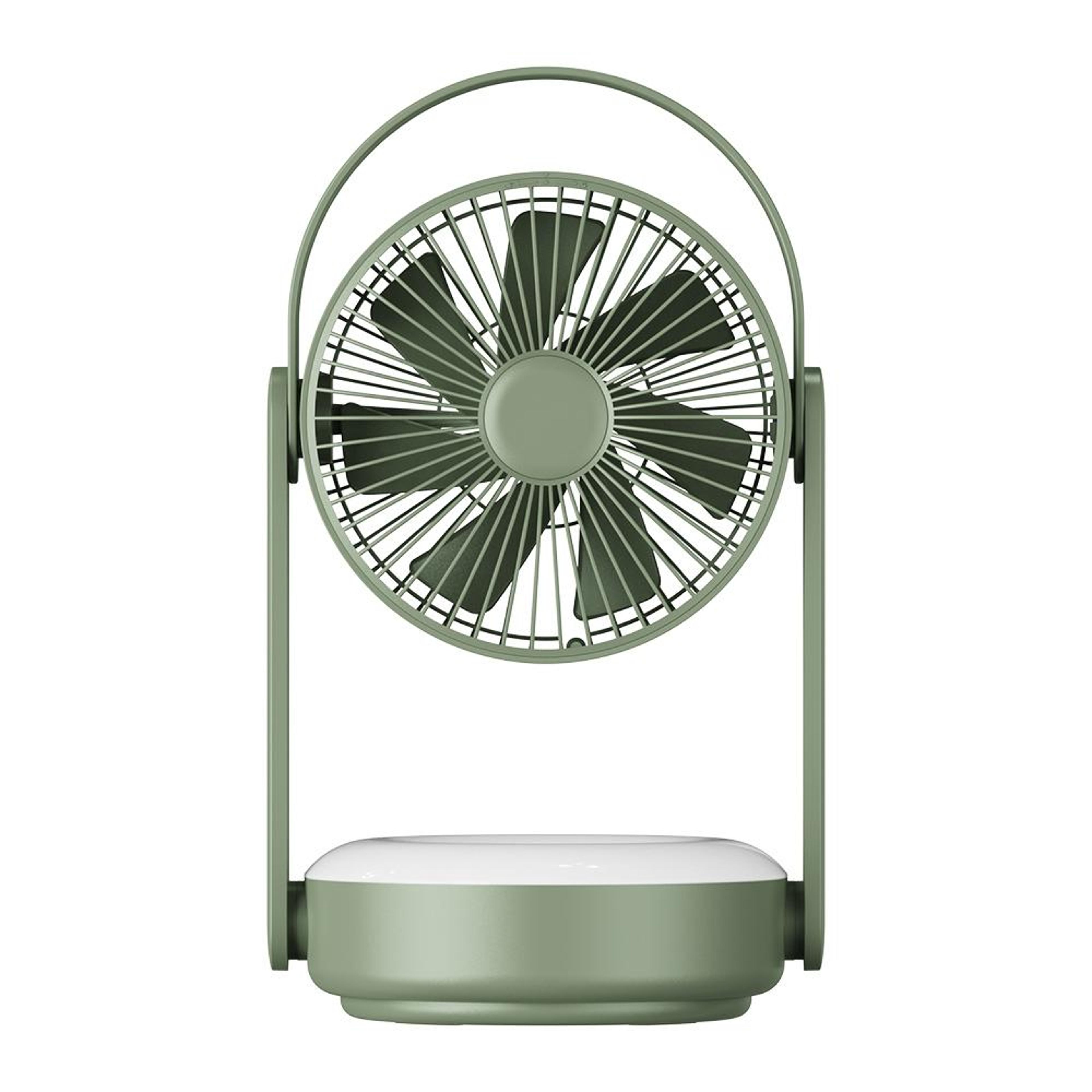 portable camping fan with led light usb rechargeable outdoor cooling fan