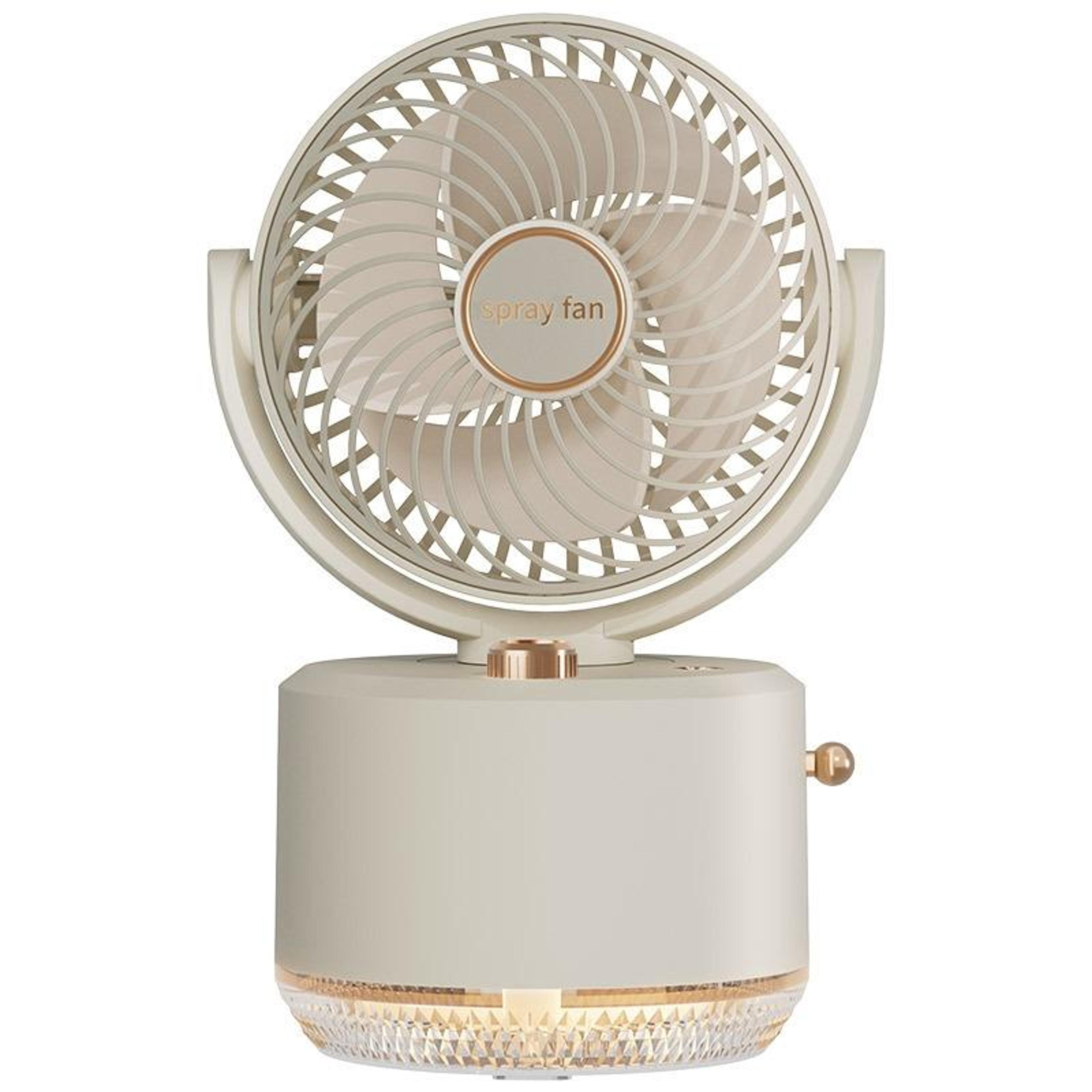 portable air cooler usb desktop fan with humidifier, speed mini air conditioner