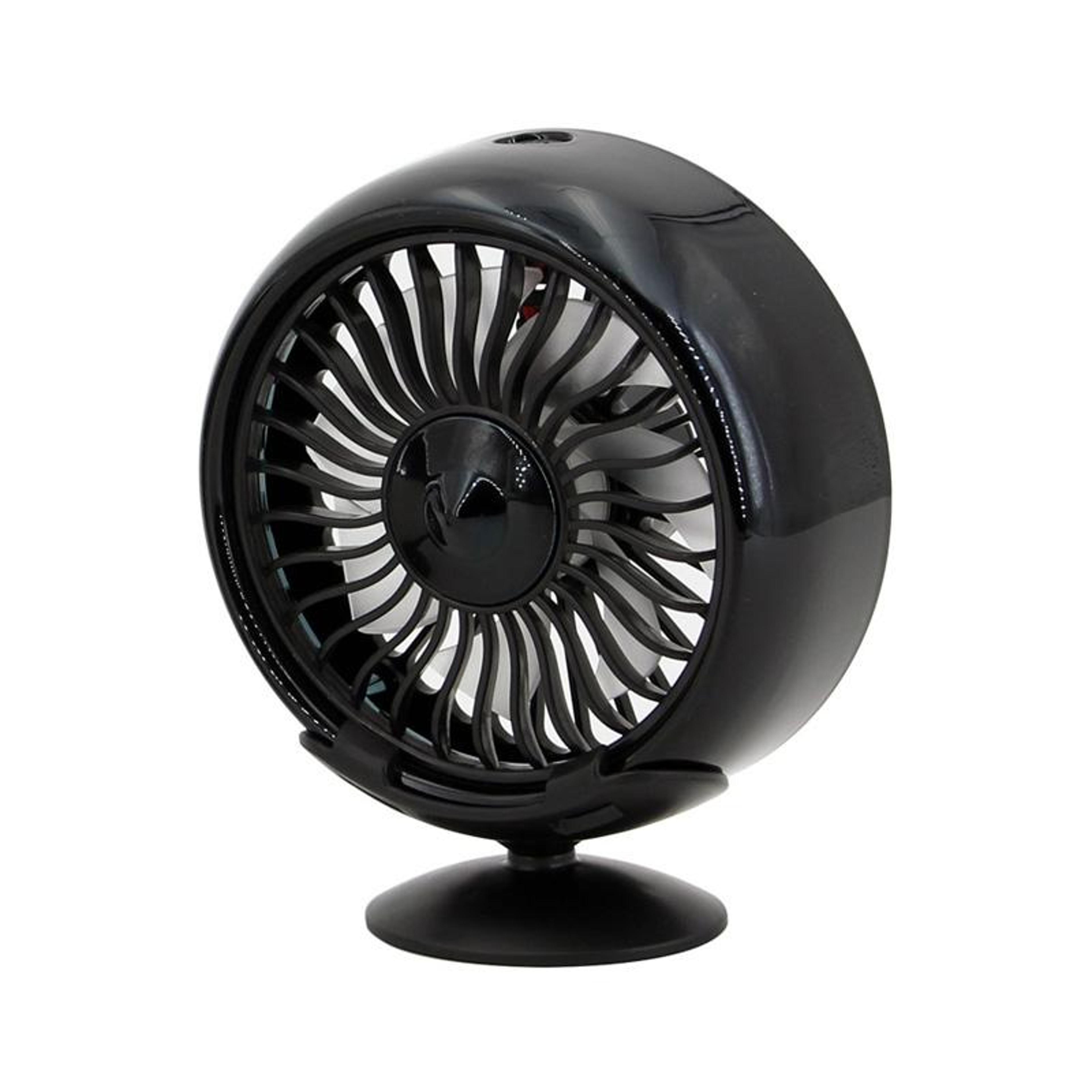 usb car fan with colorful led lights adjustable dashboard cooling fan