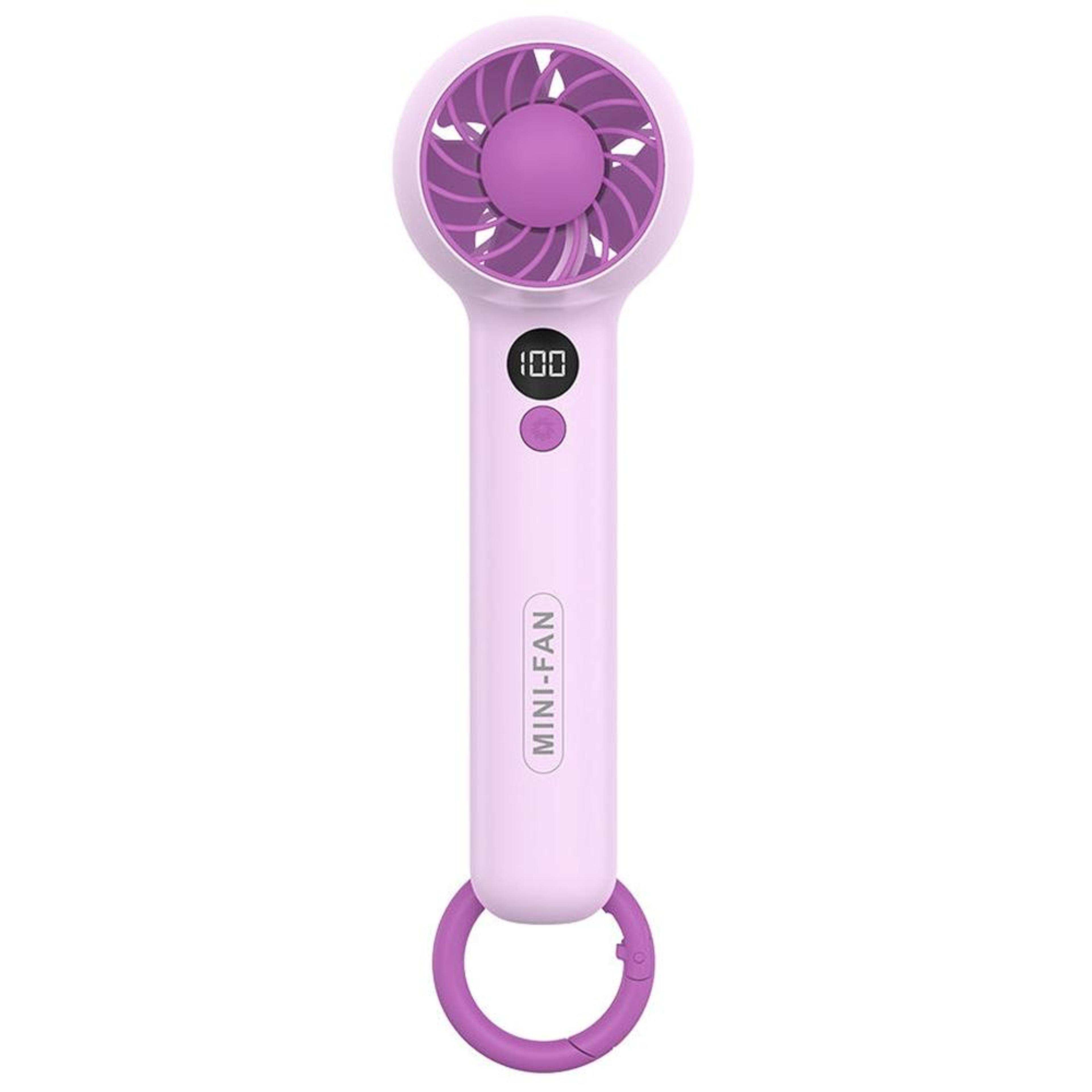 portable mini fan usb rechargeable handheld personal cooling fan with hook
