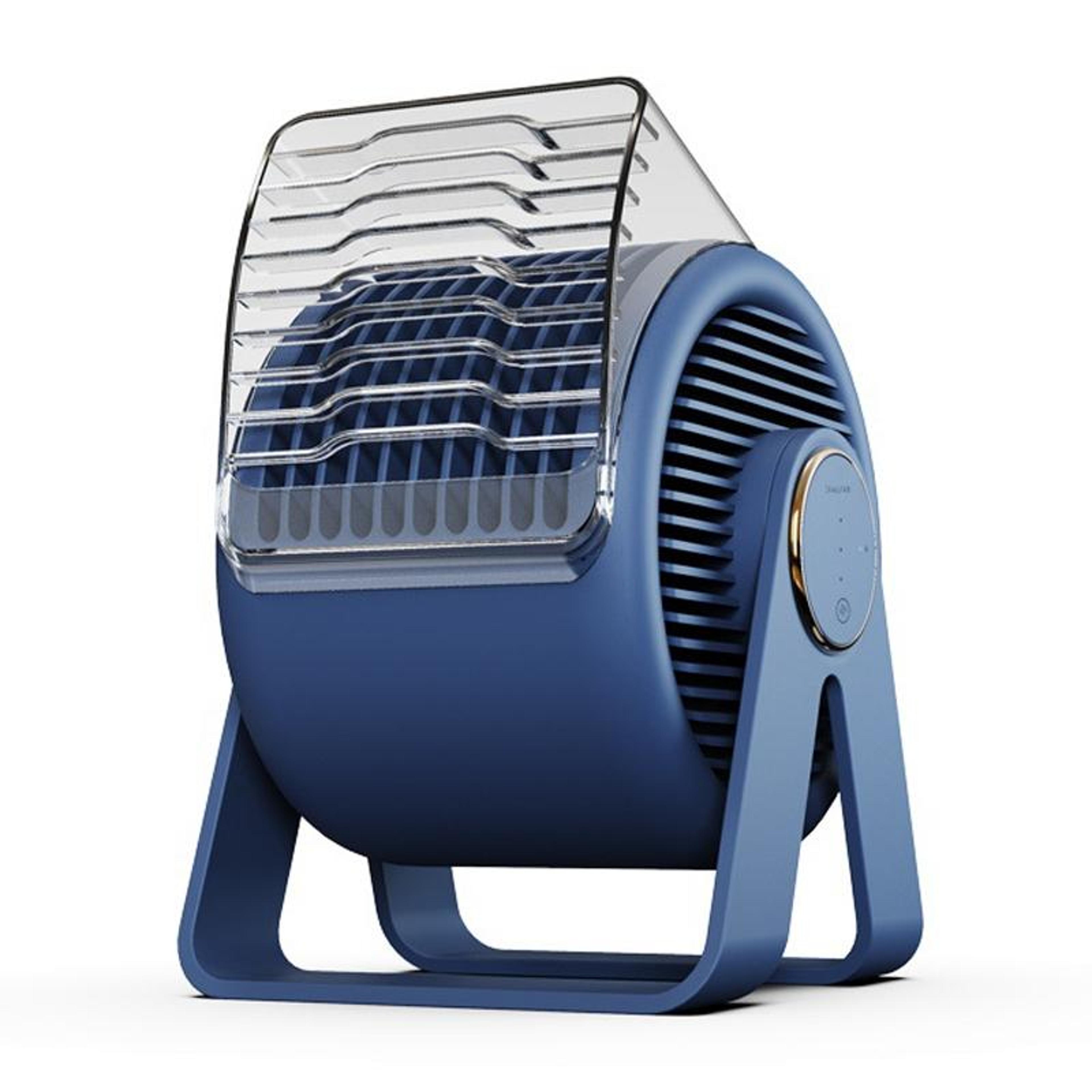 bladeless desk fan portable air circulation fan with speeds usb rechargeable mini fan