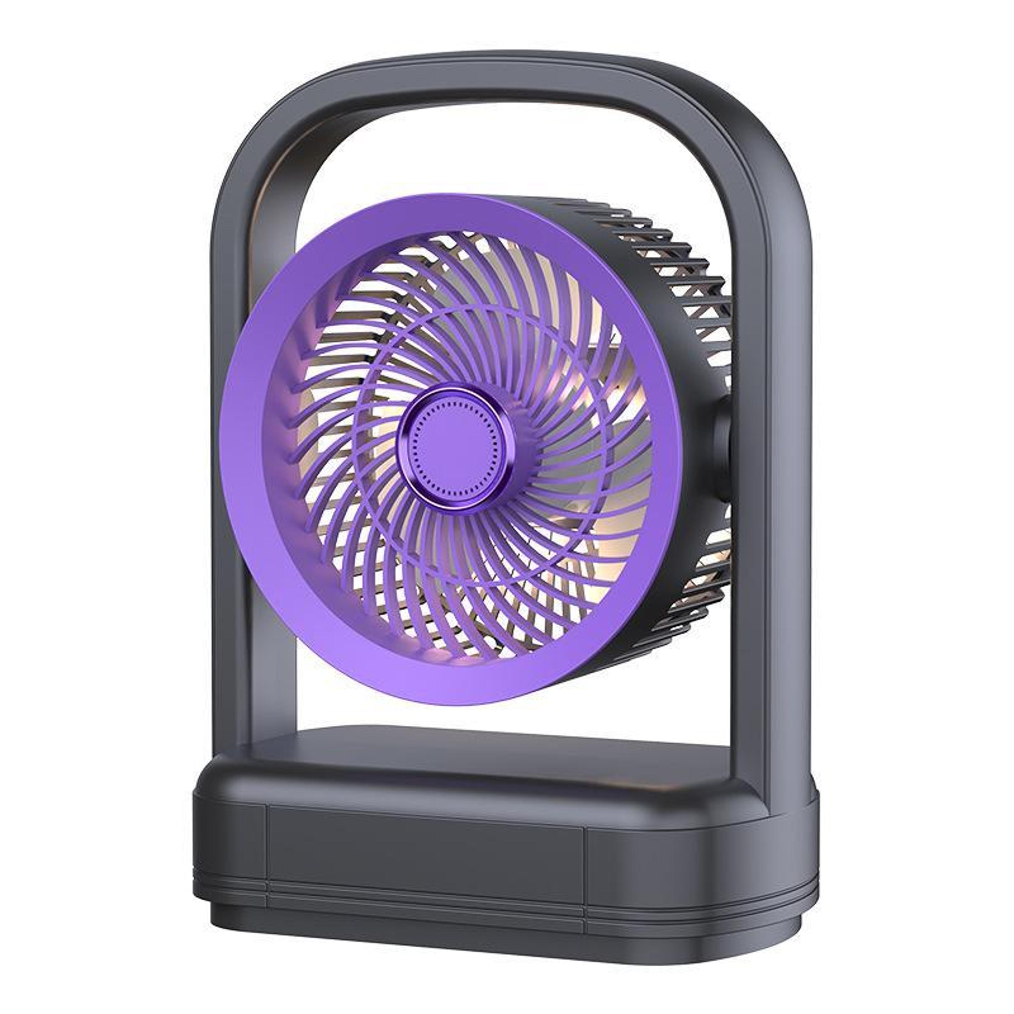 desktop wall mounted air circulation fan with led light portable cooling fan